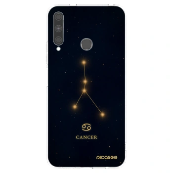 Picasee silikonowe przeźroczyste etui na Huawei P40 Lite E - CANCER