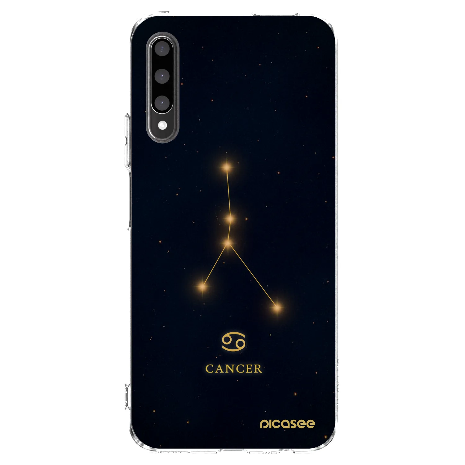 Picasee silikonowe przeźroczyste etui na Honor 9X Pro - CANCER