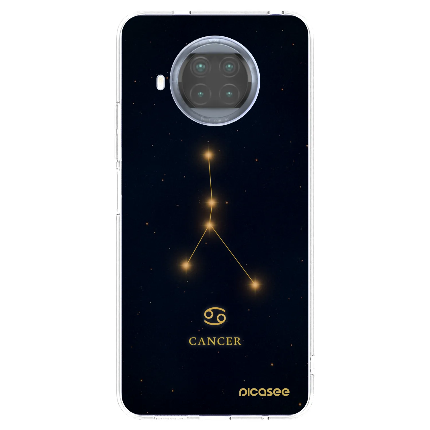 Picasee silikonowe przeźroczyste etui na Xiaomi Mi 10T Lite - CANCER