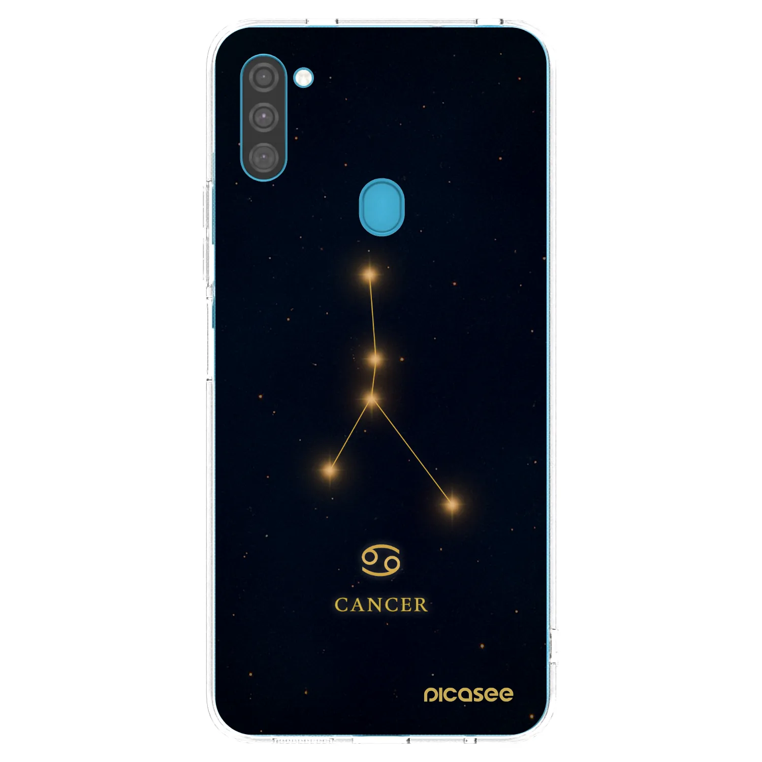 Picasee silikonowe przeźroczyste etui na Samsung Galaxy M11 - CANCER
