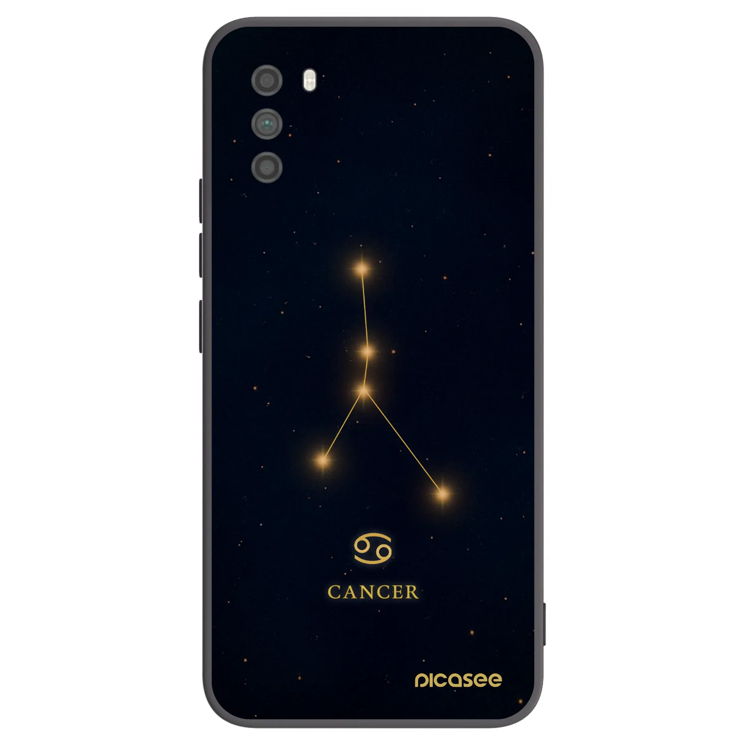 Picasee silikonowe czarne etui na Xiaomi Poco M3 - CANCER