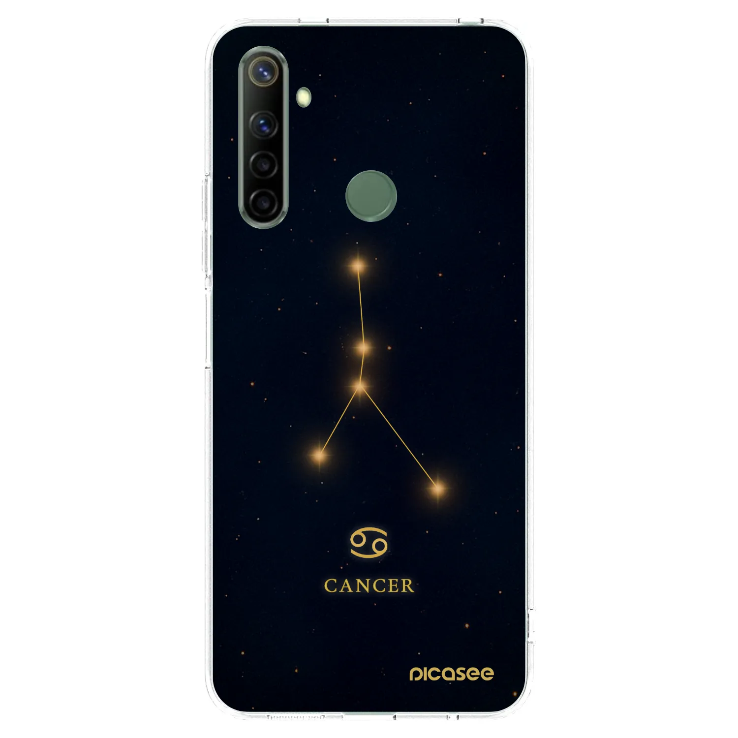 Picasee silikonowe przeźroczyste etui na Realme 6i - CANCER