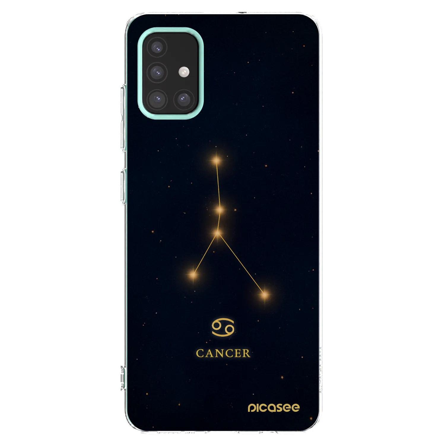 Picasee silikonowe przeźroczyste etui na Samsung Galaxy M31s - CANCER