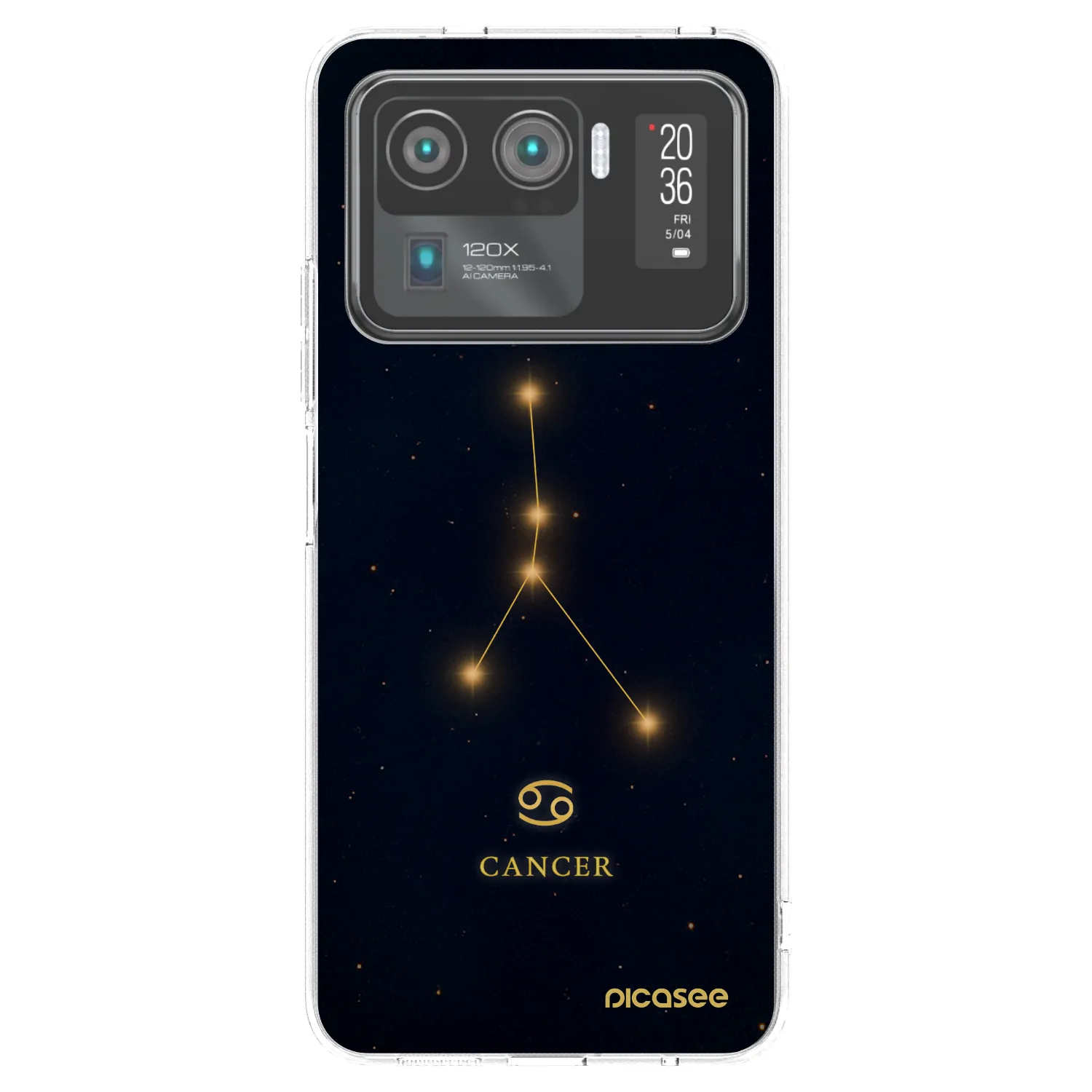 Picasee silikonowe przeźroczyste etui na Xiaomi Mi 11 Ultra - CANCER