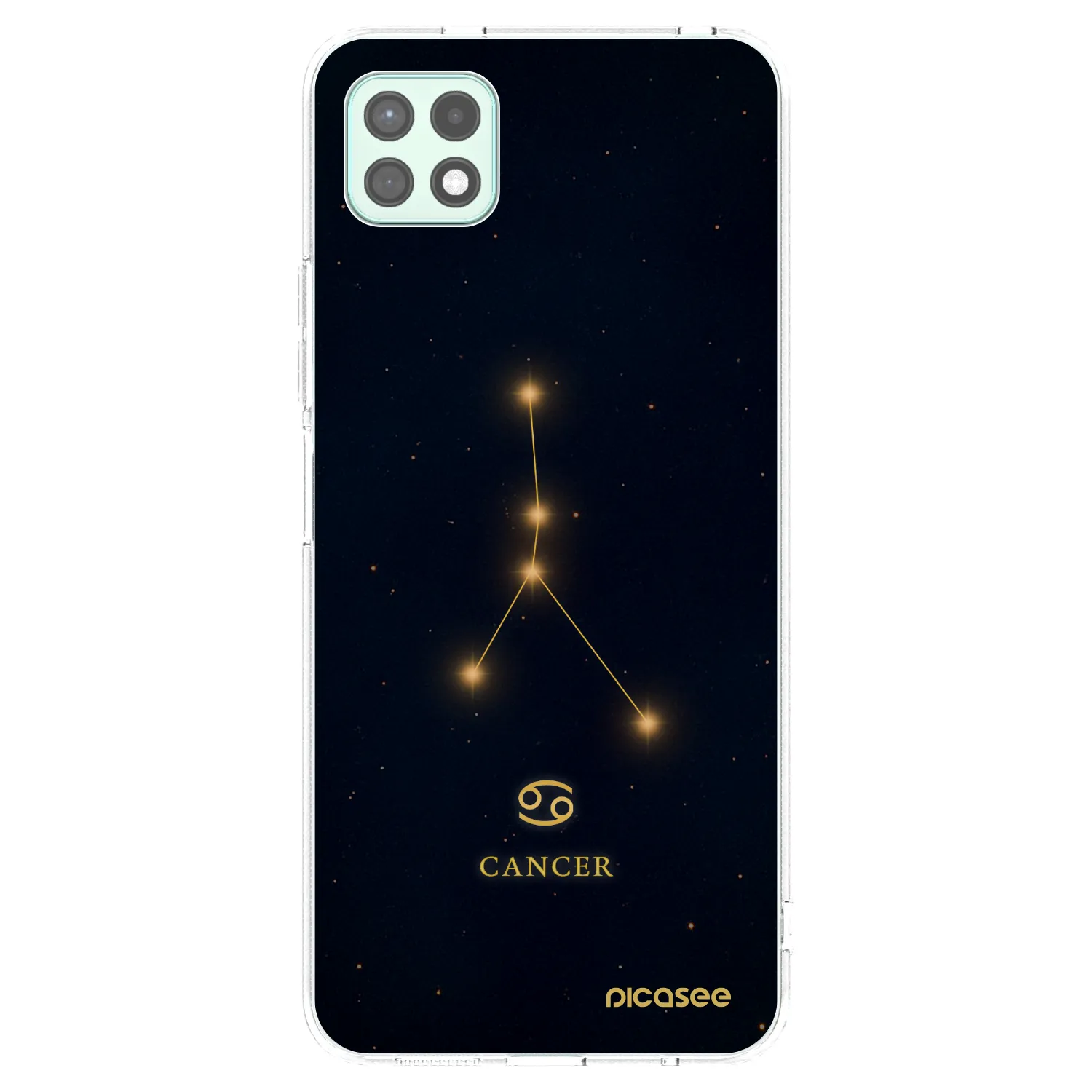 Picasee silikonowe przeźroczyste etui na Samsung Galaxy A22 A226B 5G - CANCER