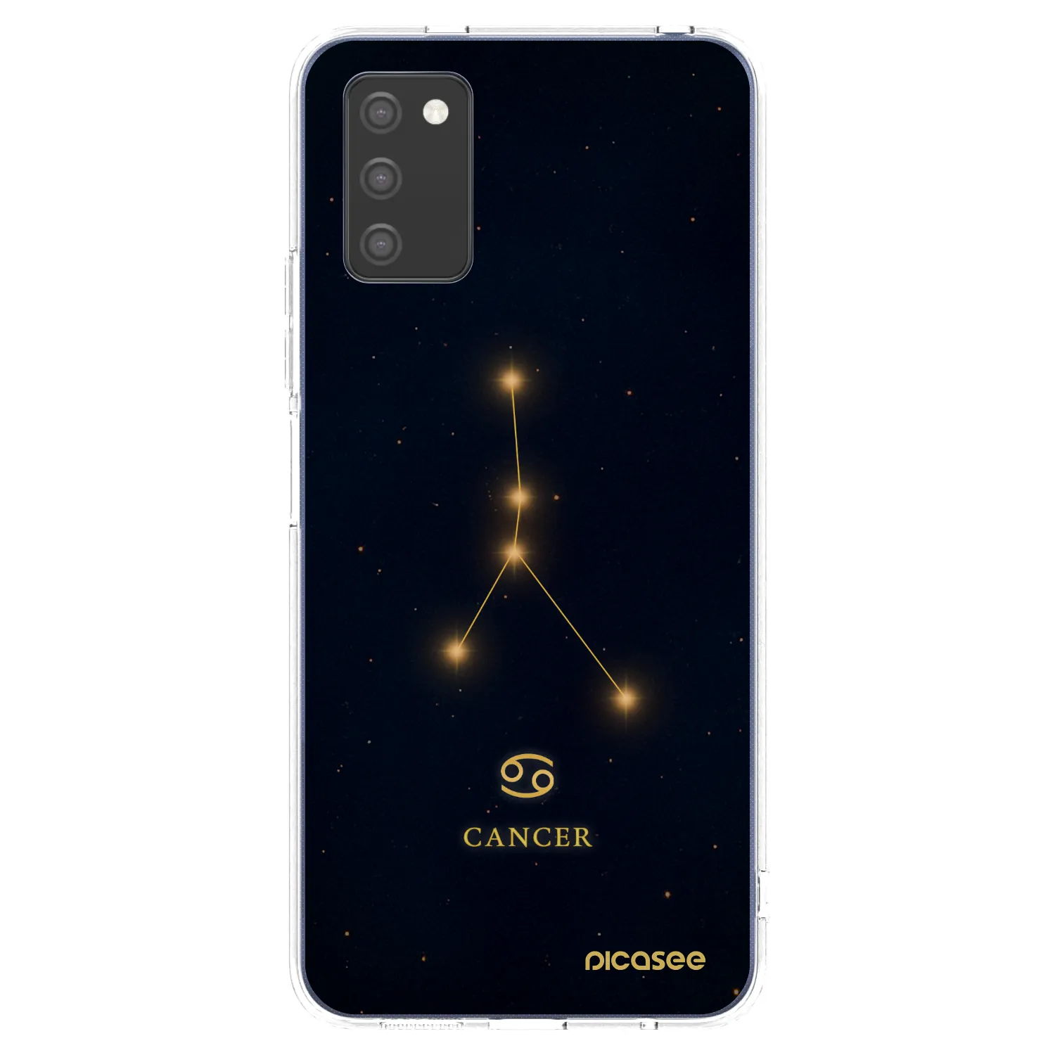 Picasee silikonowe przeźroczyste etui na Samsung Galaxy A02s A025G - CANCER