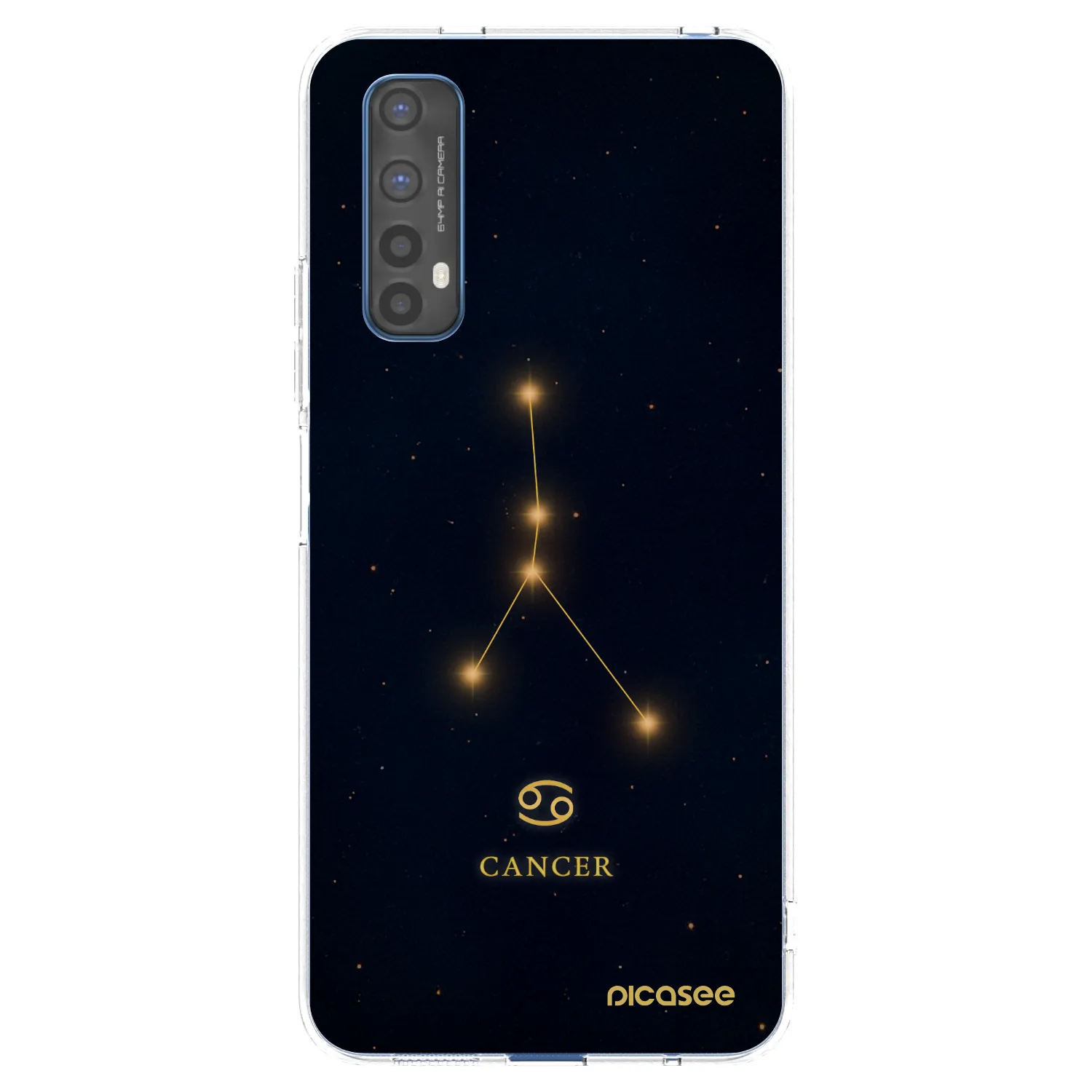 Picasee silikonowe przeźroczyste etui na Realme 7 - CANCER