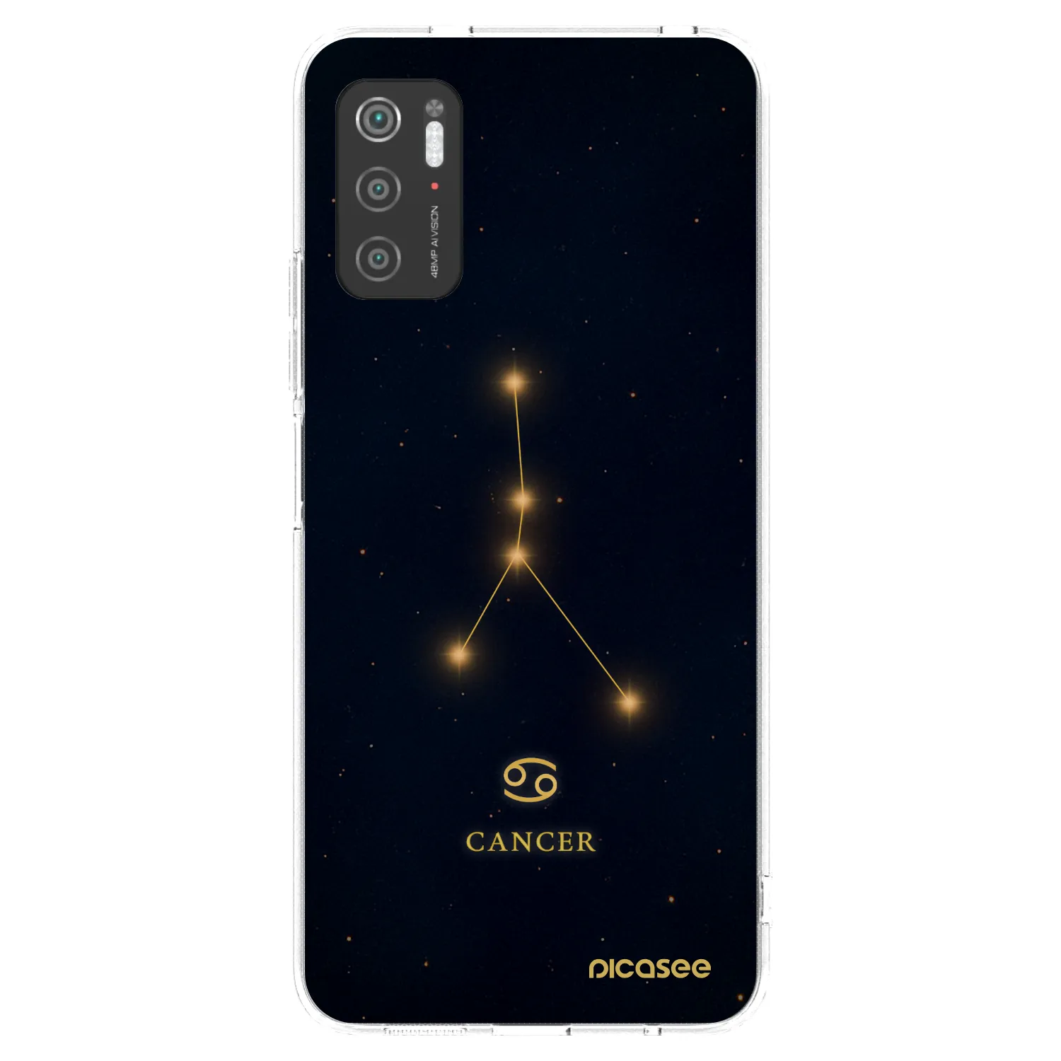 Picasee silikonowe przeźroczyste etui na Xiaomi Poco M3 Pro 5G - CANCER