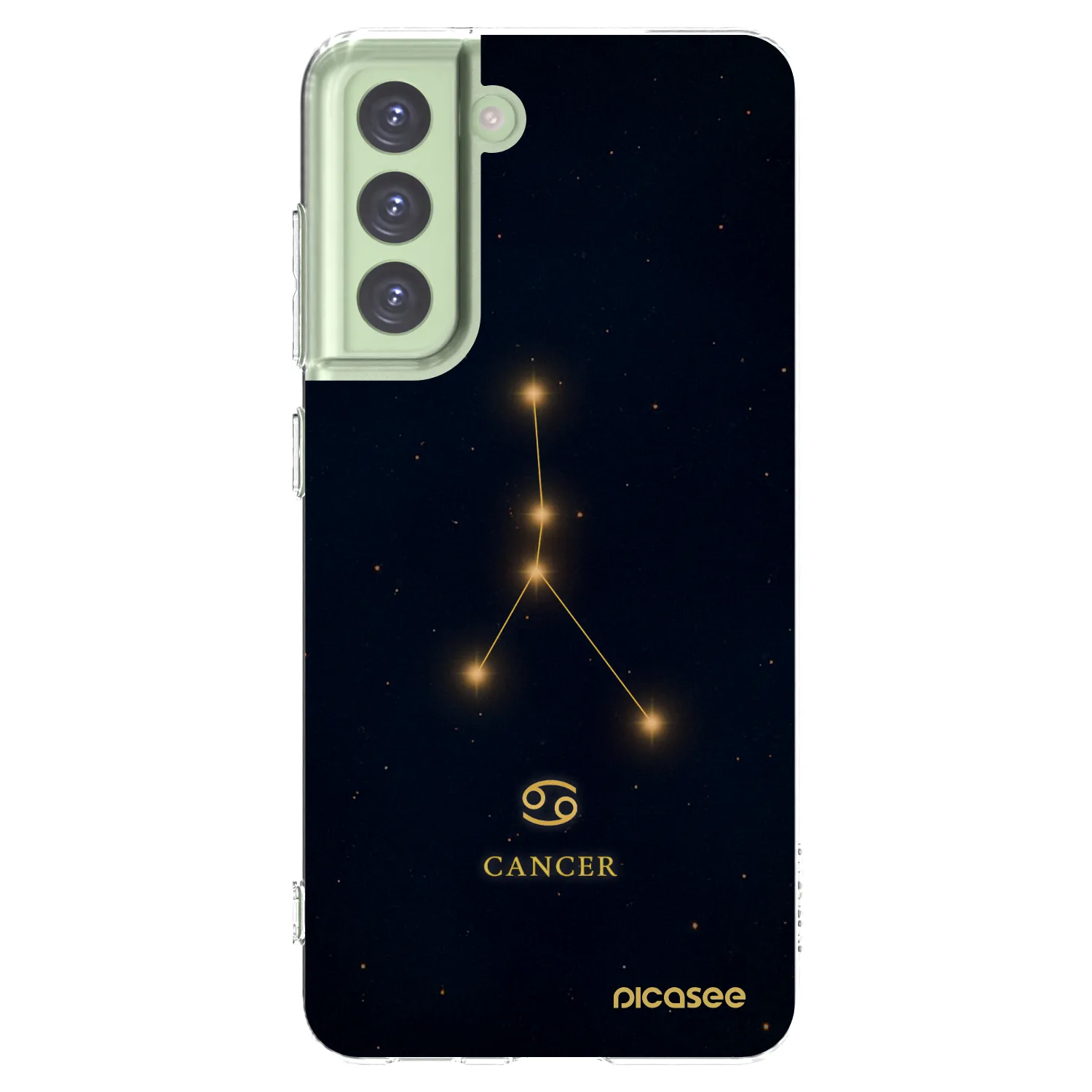 Picasee silikonowe przeźroczyste etui na Samsung Galaxy S21 FE 5G - CANCER