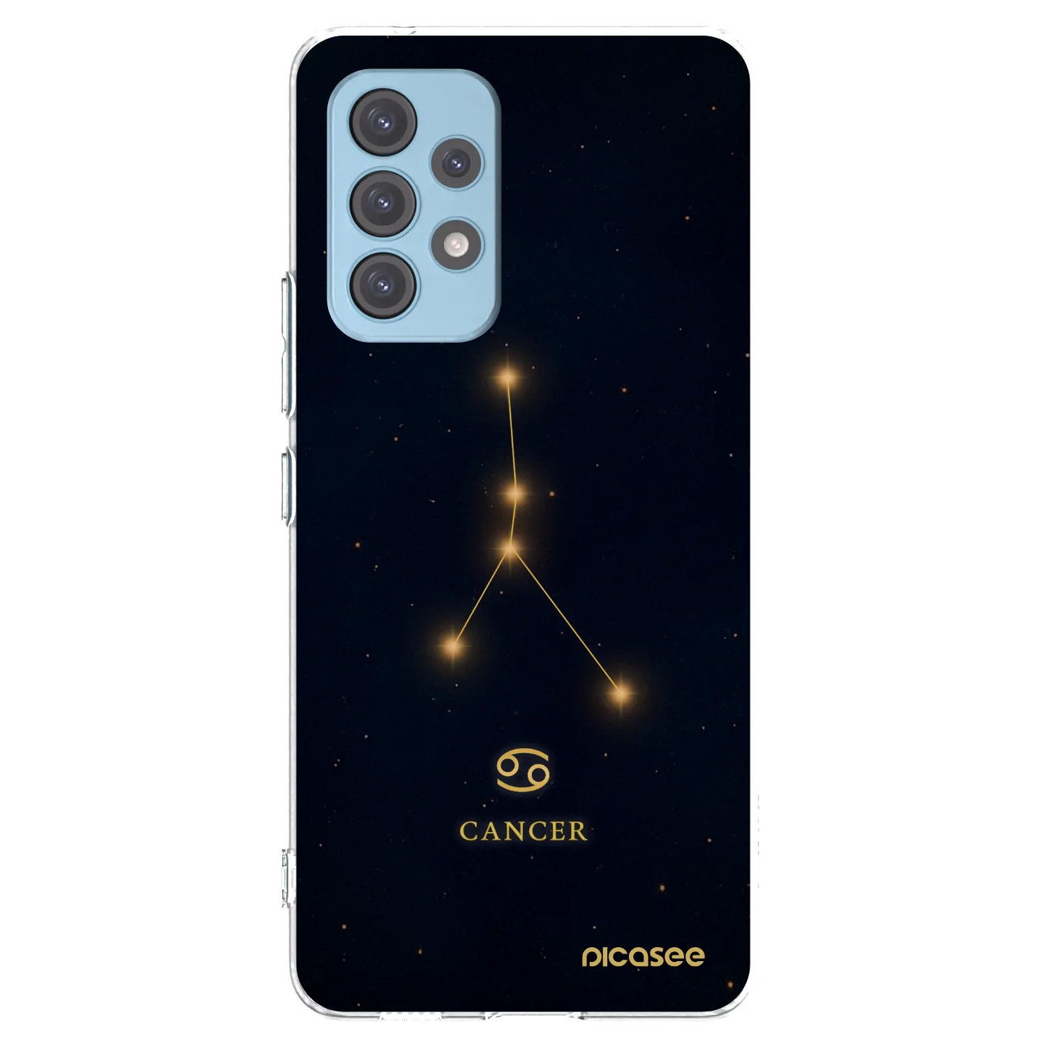 Picasee silikonowe przeźroczyste etui na Samsung Galaxy A53 5G A536 - CANCER