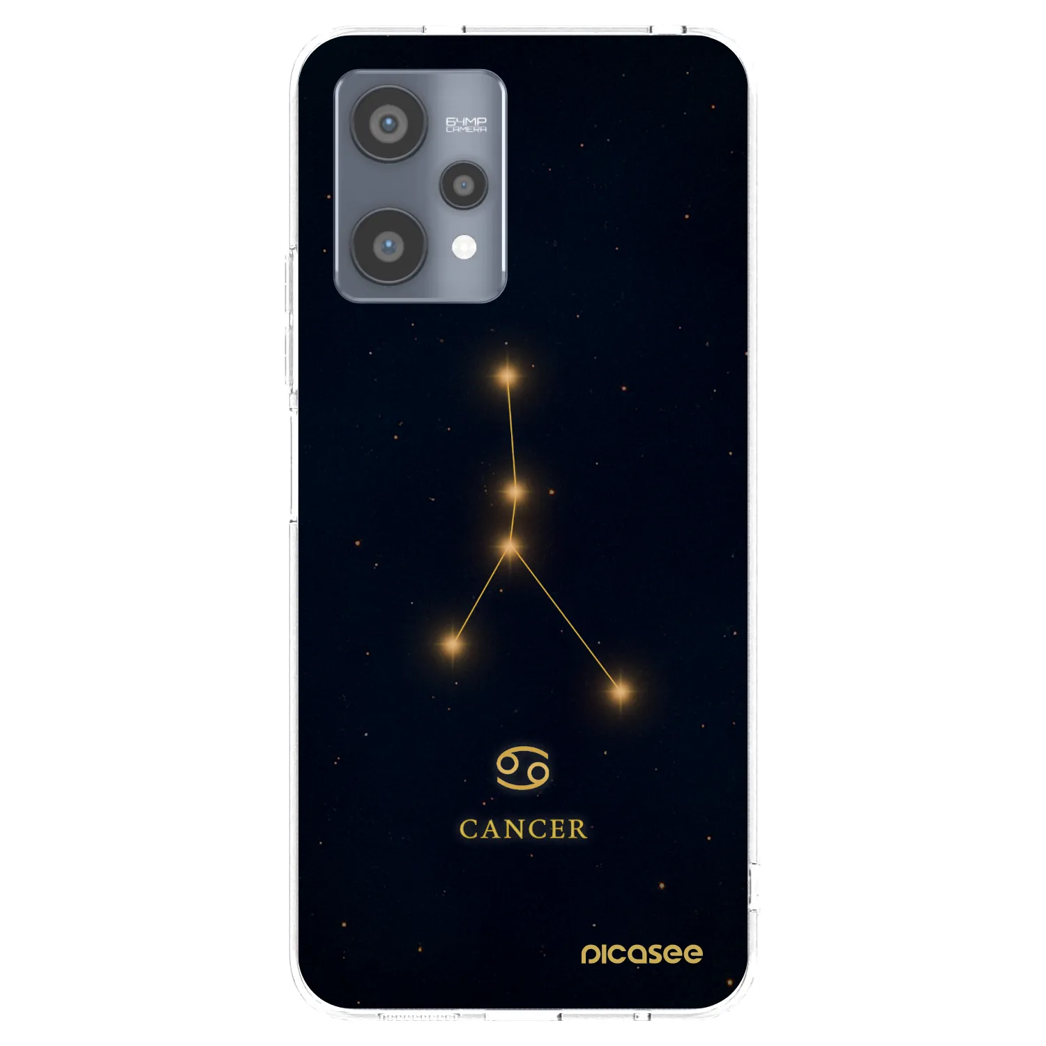 Picasee silikonowe przeźroczyste etui na Realme 9 Pro 5G - CANCER