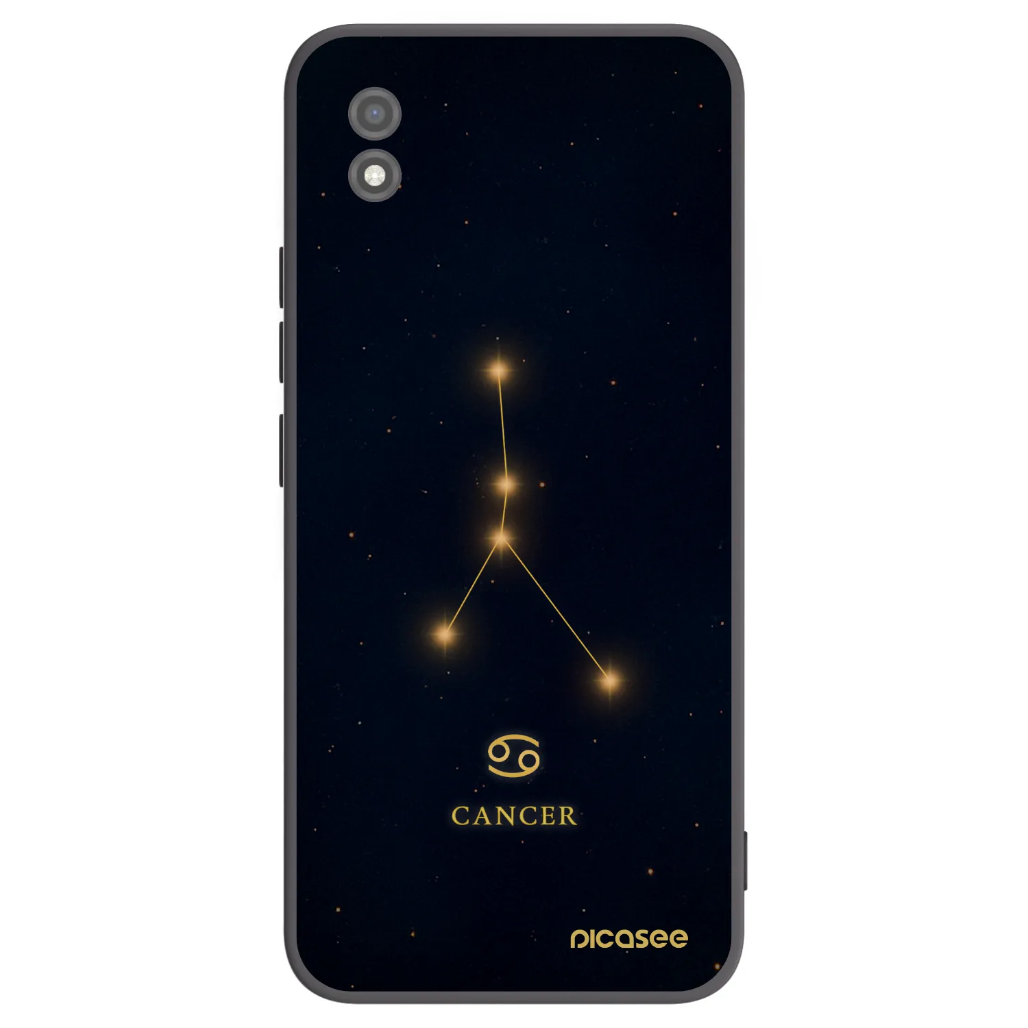 Picasee silikonowe czarne etui na Realme C11 (2021) - CANCER