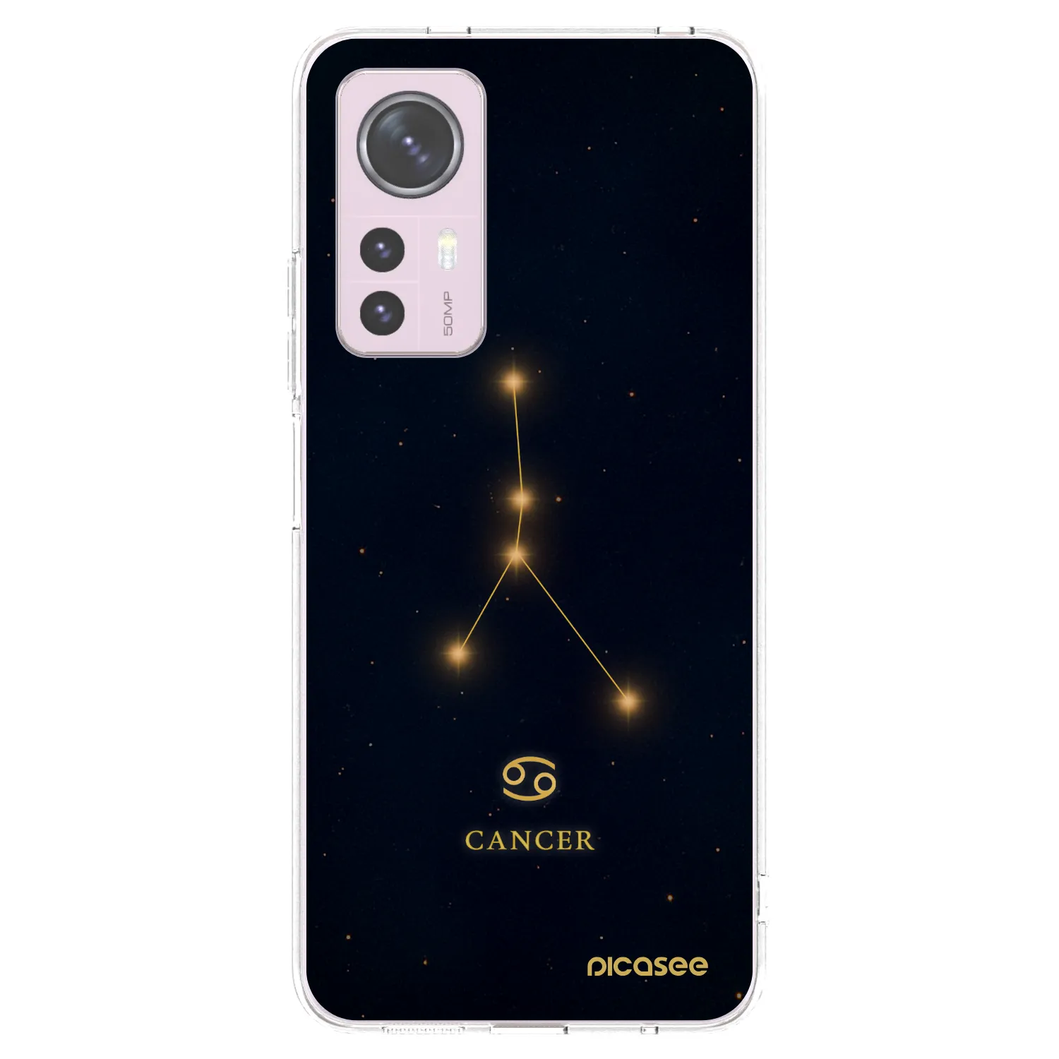 Picasee silikonowe przeźroczyste etui na Xiaomi 12 - CANCER