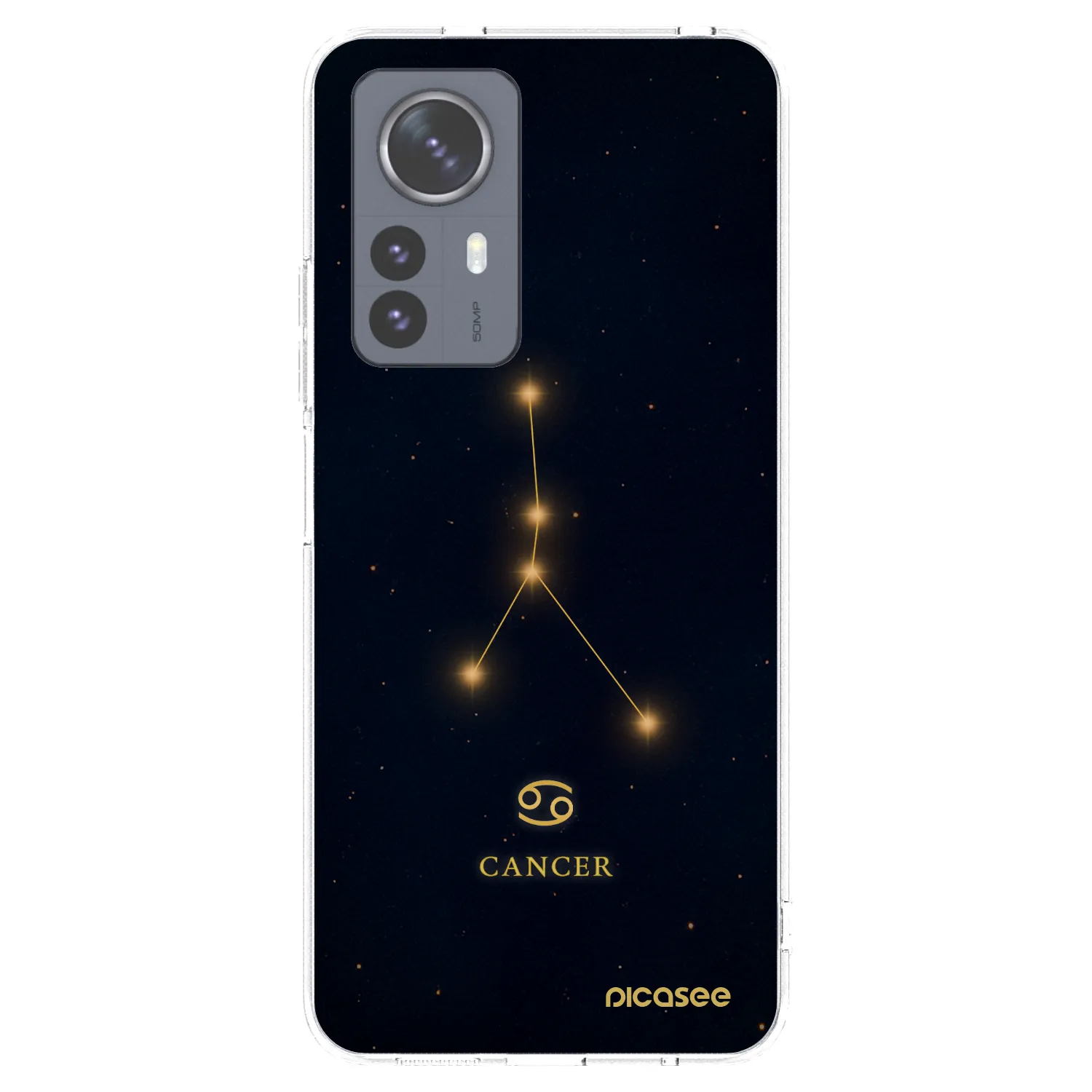 Picasee silikonowe przeźroczyste etui na Xiaomi 12 Pro - CANCER