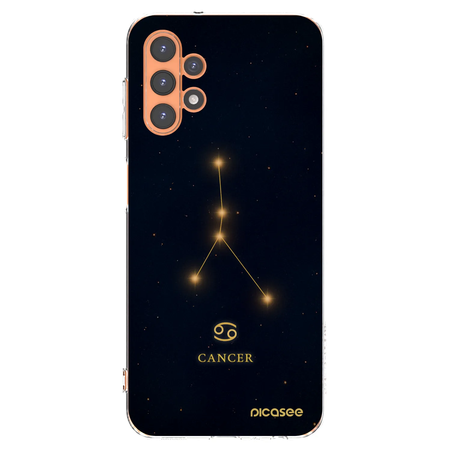 Picasee silikonowe przeźroczyste etui na Samsung Galaxy A13 4G A135 - CANCER