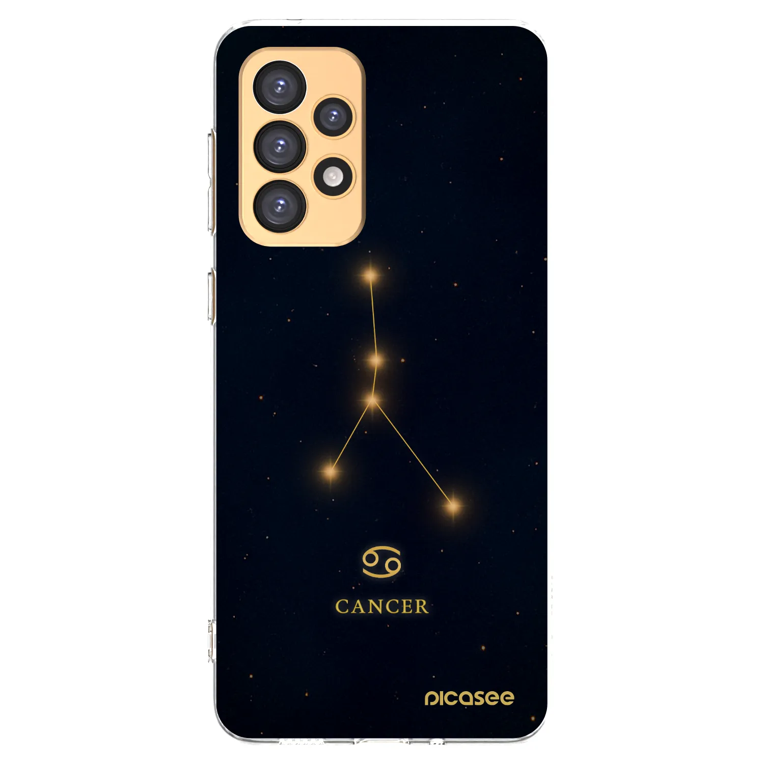 Picasee silikonowe przeźroczyste etui na Samsung Galaxy A33 5G A336 - CANCER