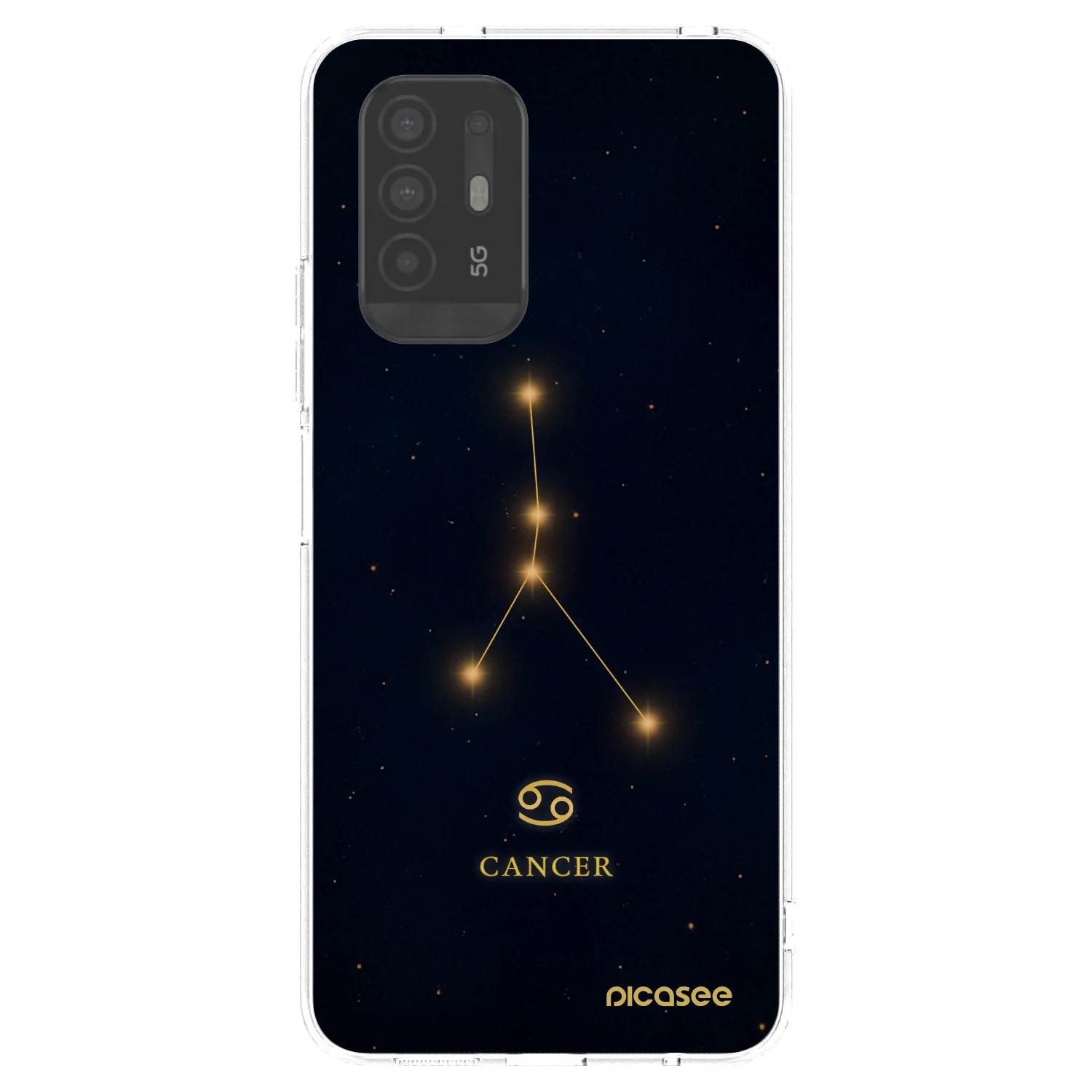 Picasee silikonowe przeźroczyste etui na OPPO A94 5G - CANCER
