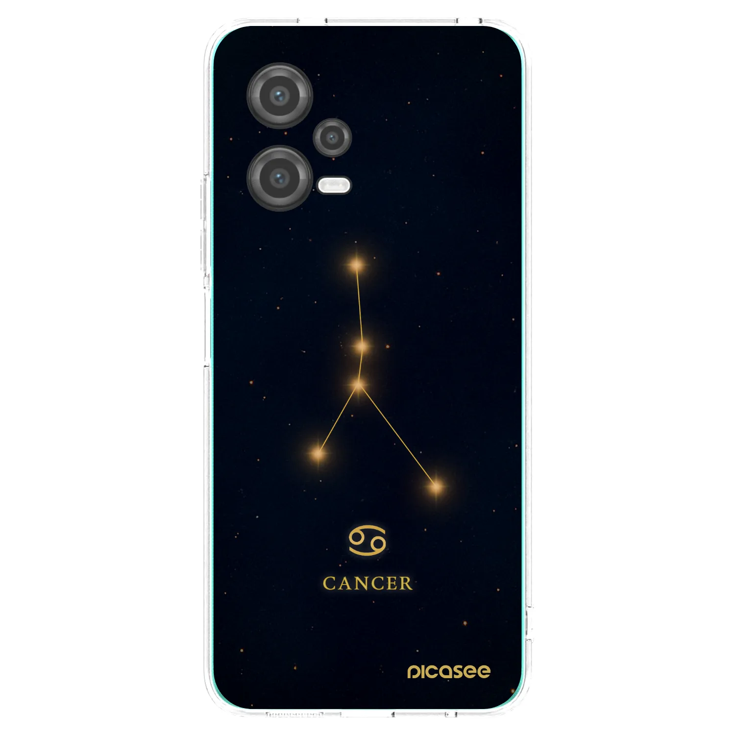 Picasee silikonowe przeźroczyste etui na Xiaomi Poco X5 - CANCER