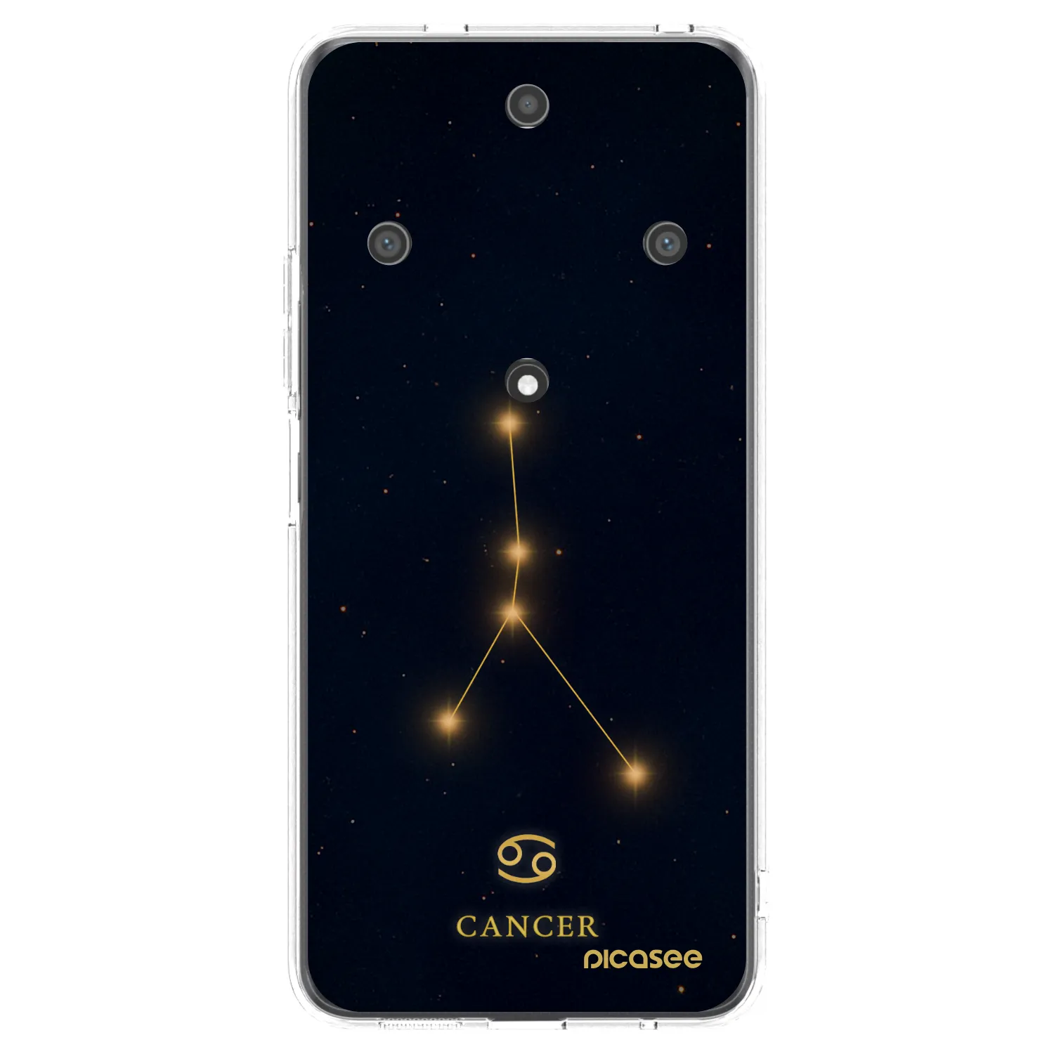 Picasee silikonowe przeźroczyste etui na Honor Magic5 Lite 5G - CANCER