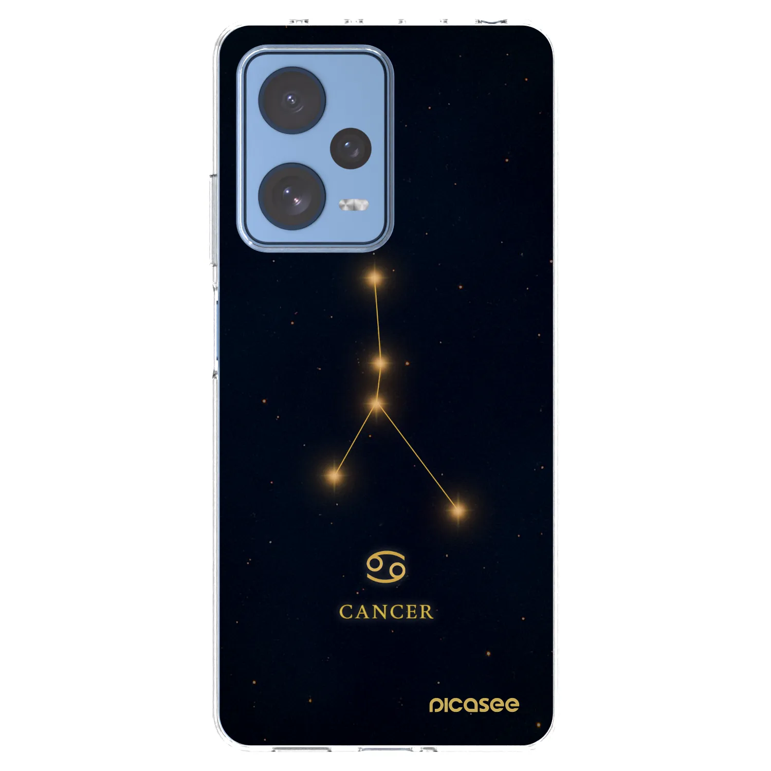 Picasee silikonowe przeźroczyste etui na Xiaomi Redmi Note 12 Pro 5G - CANCER