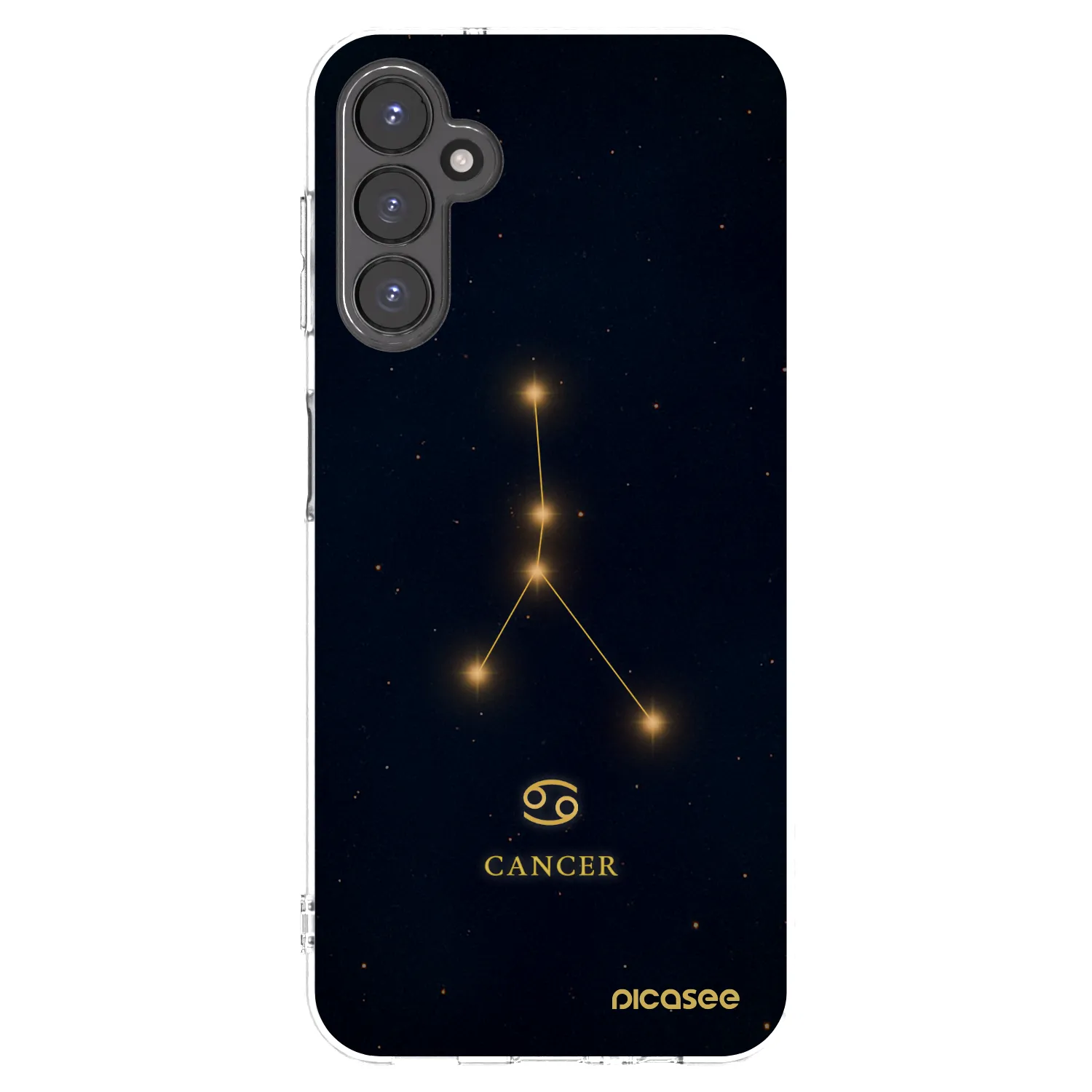 Picasee silikonowe przeźroczyste etui na Samsung Galaxy A14 4G A145R - CANCER