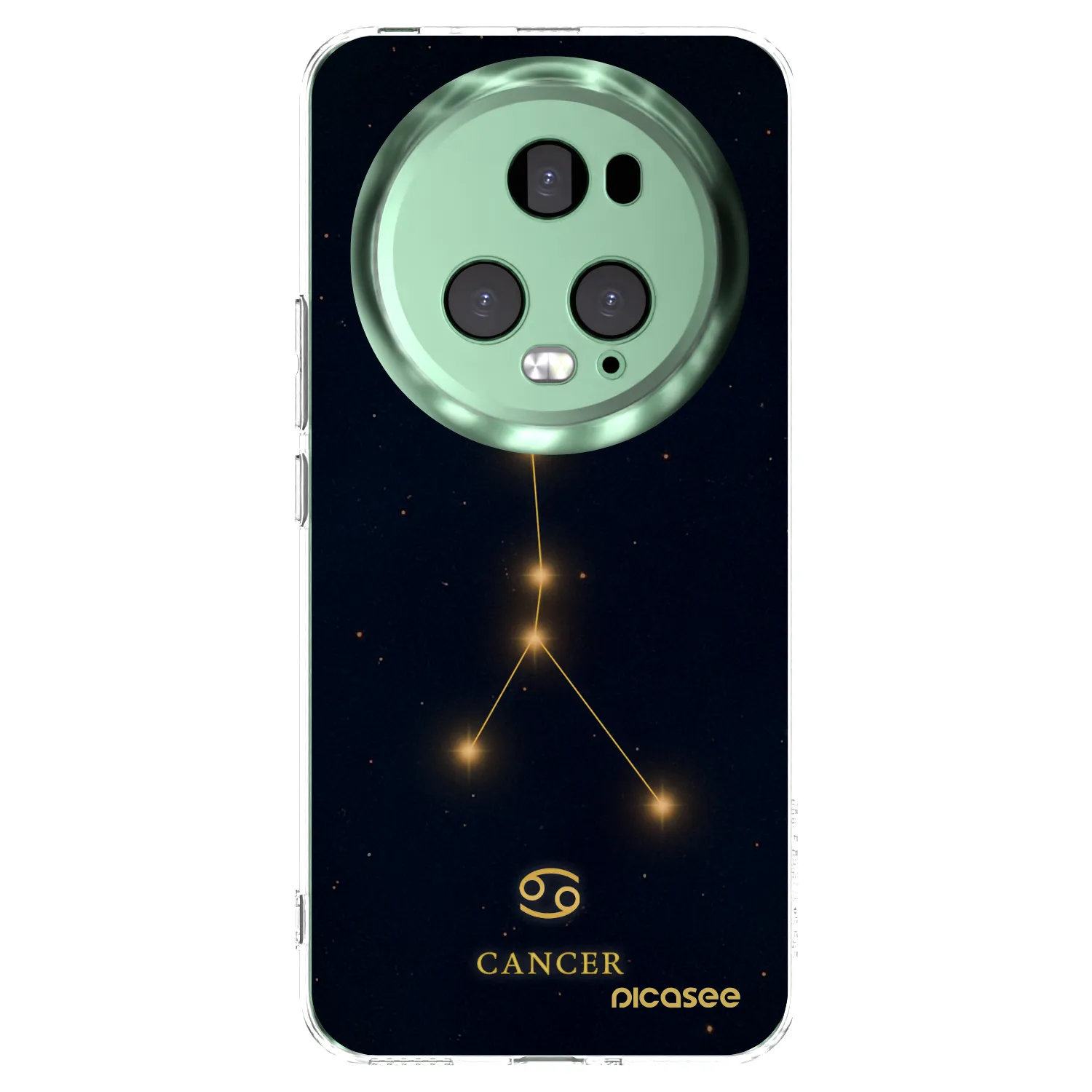 Picasee silikonowe przeźroczyste etui na Honor Magic5 Pro - CANCER