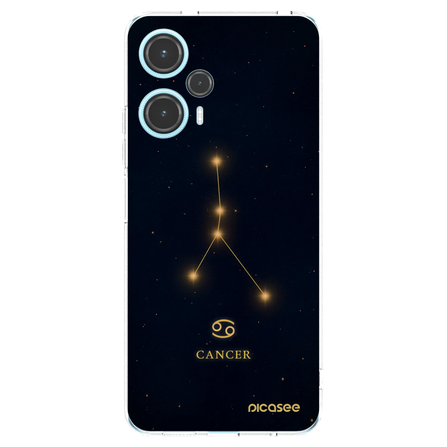 Picasee silikonowe przeźroczyste etui na Xiaomi Poco F5 - CANCER