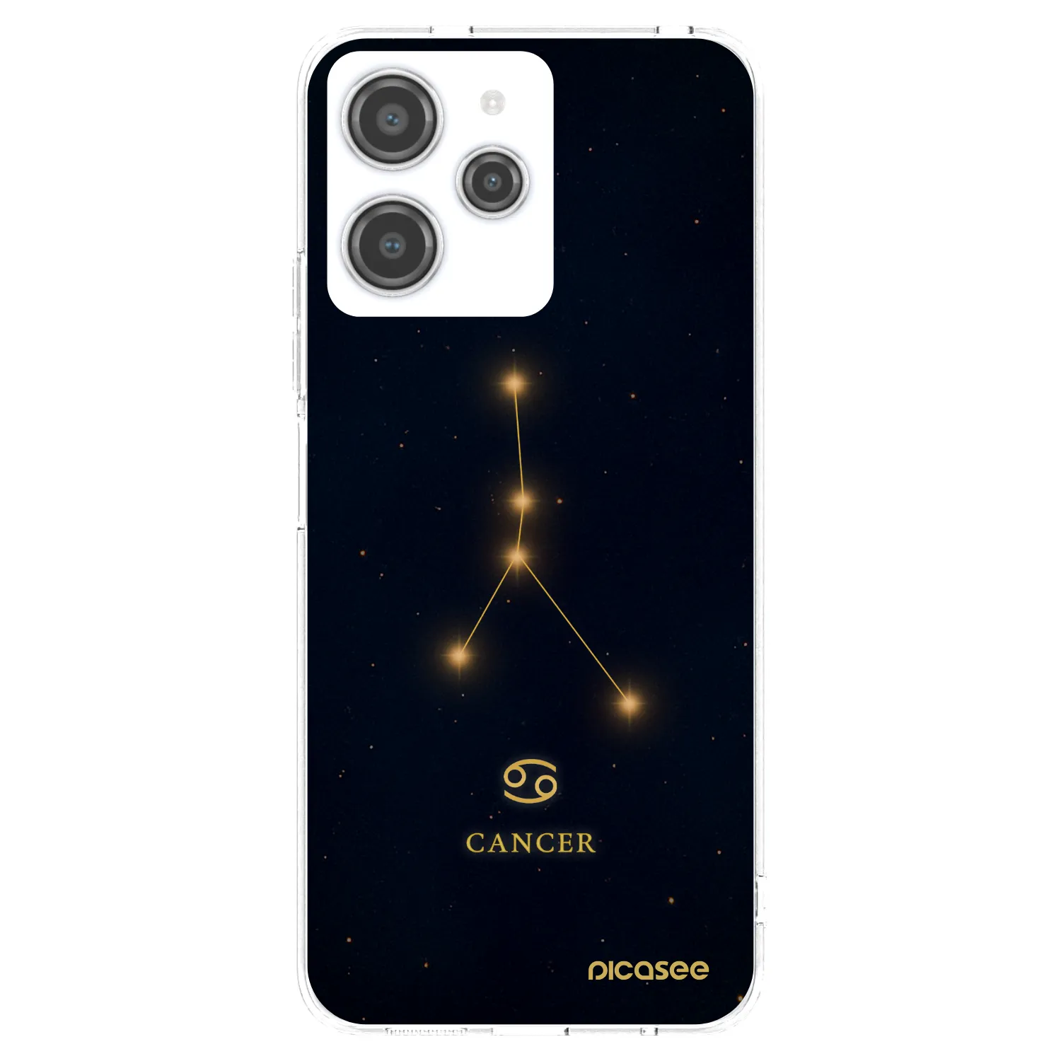 Picasee silikonowe przeźroczyste etui na Xiaomi Redmi 12 4G - CANCER