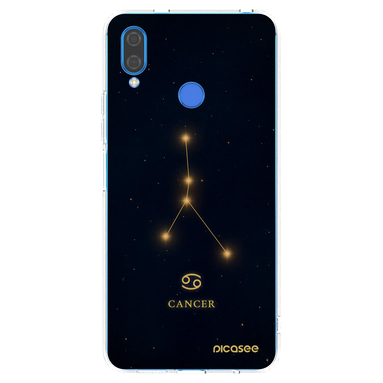 Picasee silikonowe przeźroczyste etui na Huawei Nova 3i - CANCER