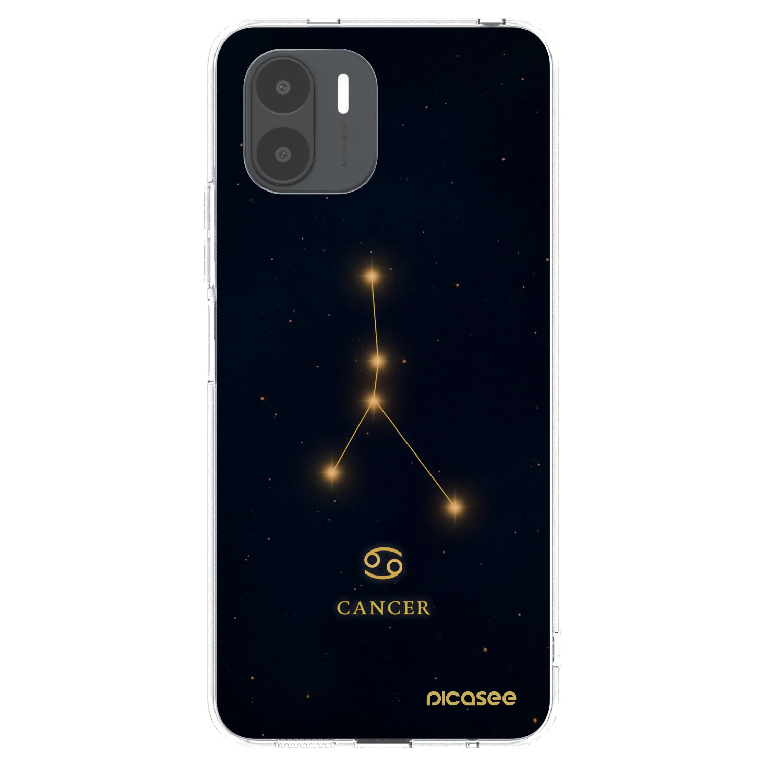 Picasee silikonowe przeźroczyste etui na Xiaomi Redmi A2 - CANCER