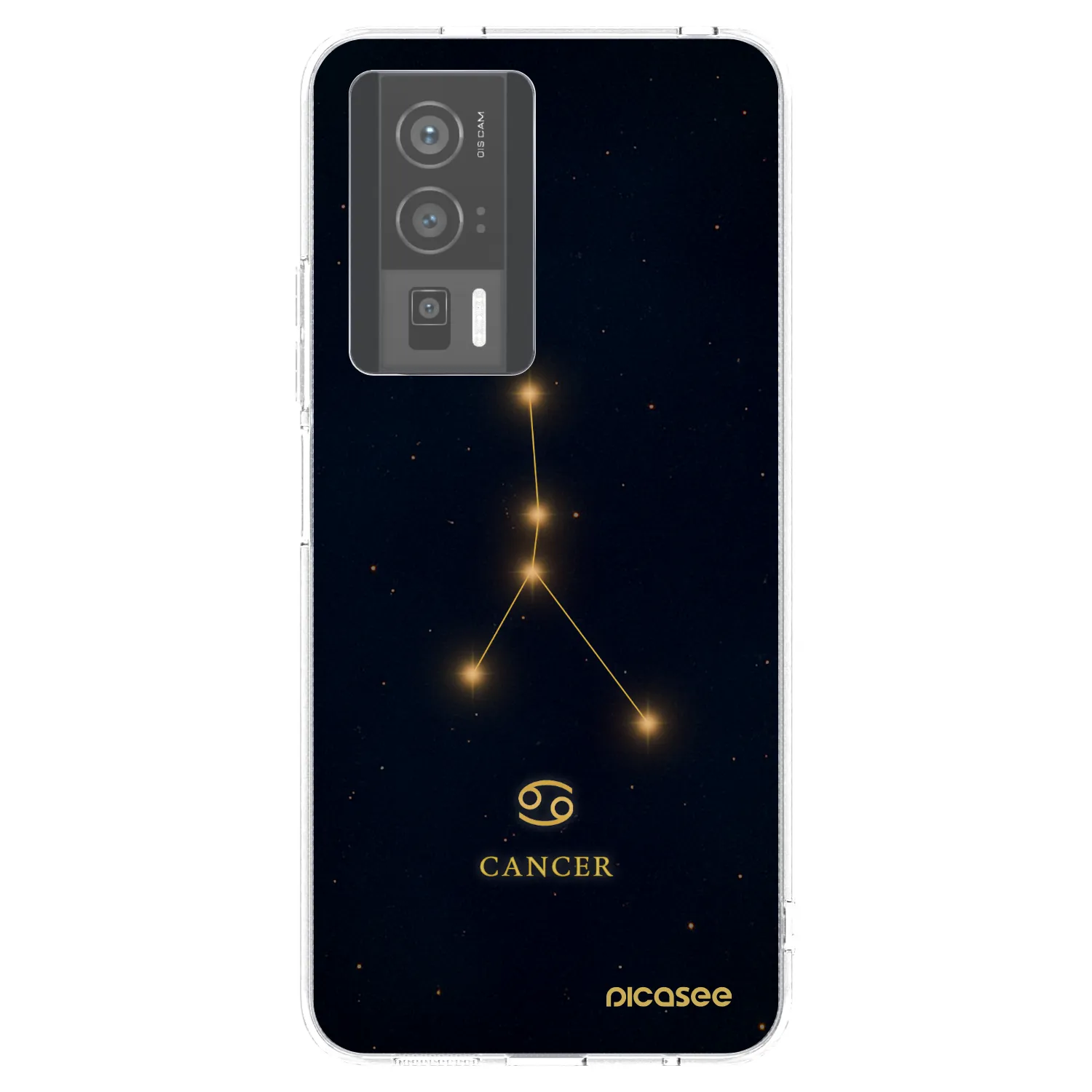 Picasee silikonowe przeźroczyste etui na Xiaomi Poco F5 Pro 5G - CANCER