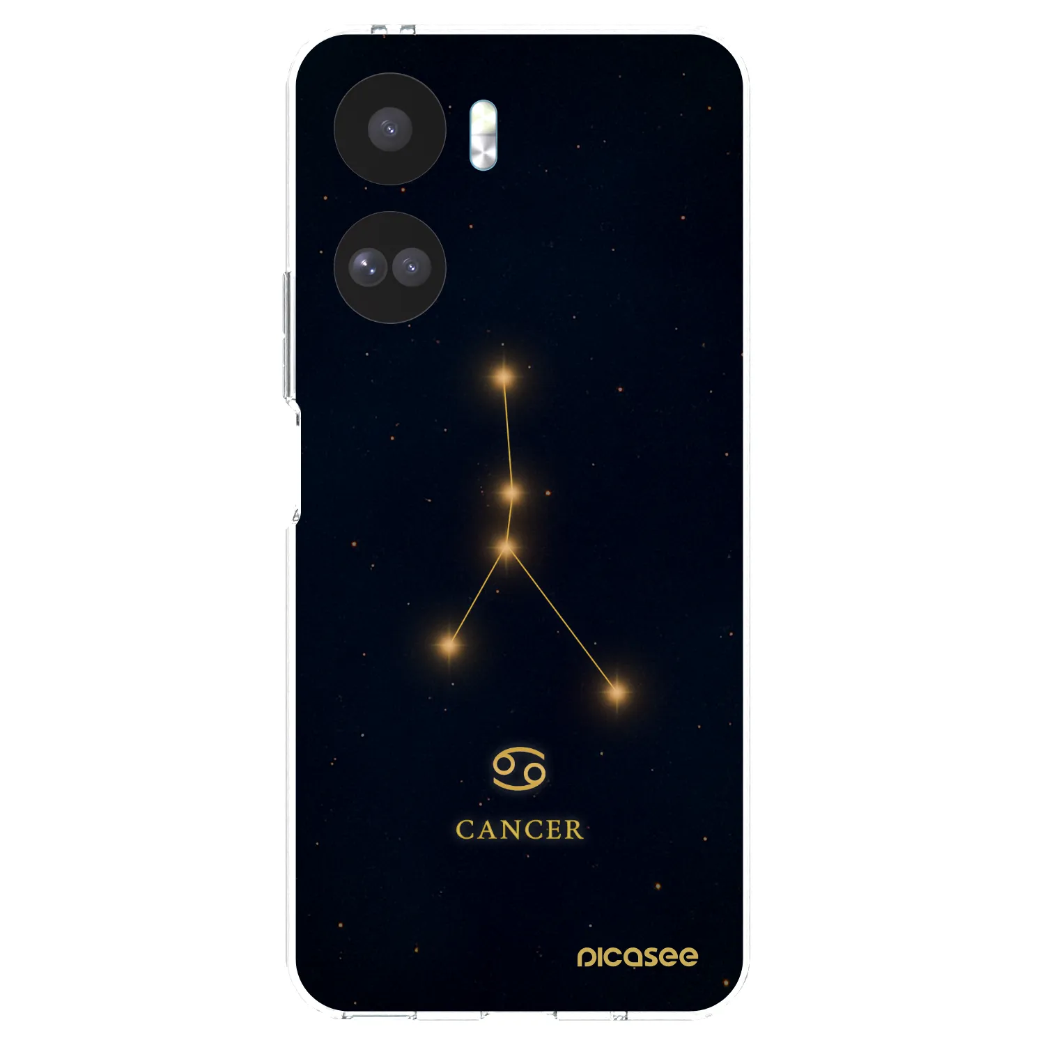 Picasee silikonowe przeźroczyste etui na Honor 90 Lite 5G - CANCER