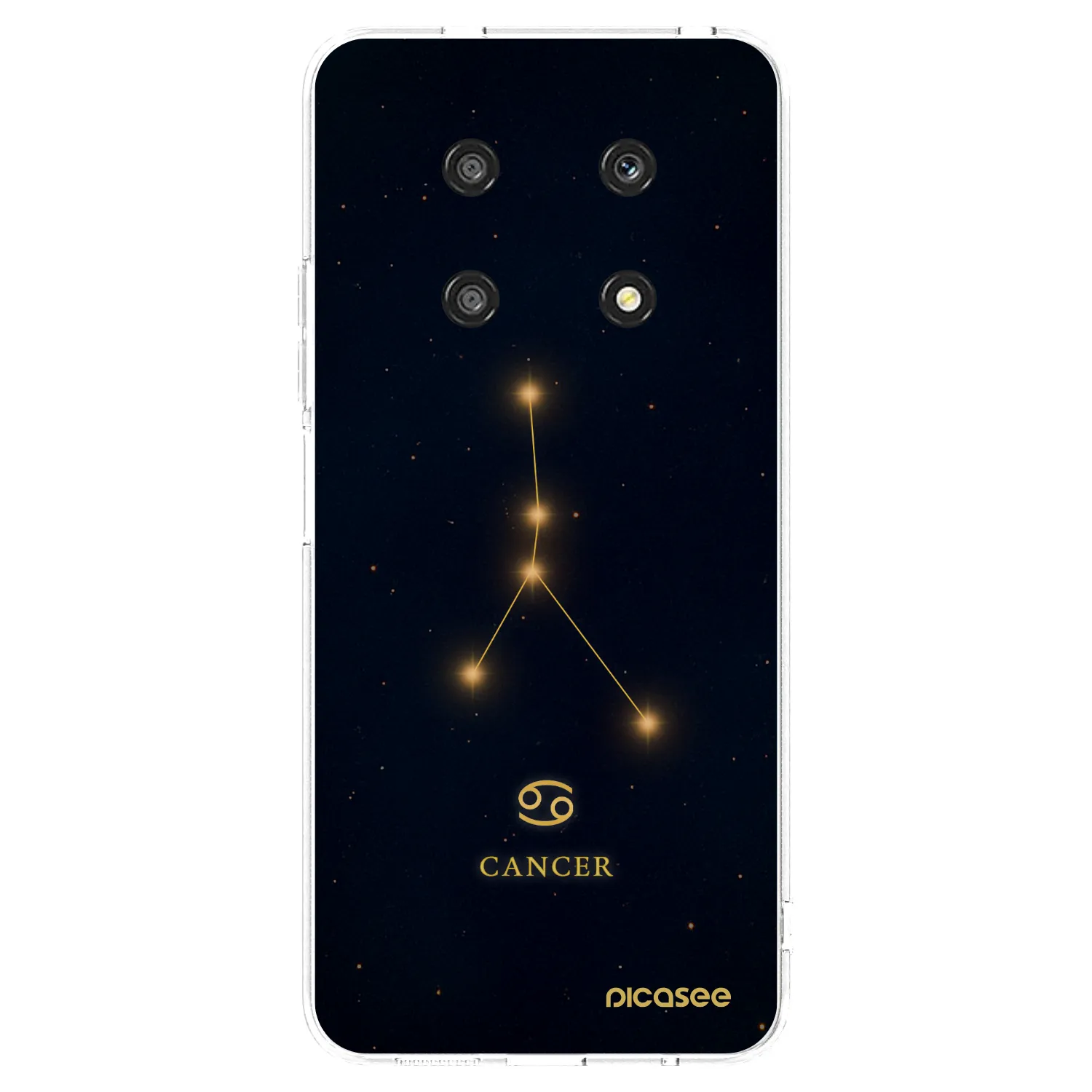 Picasee silikonowe przeźroczyste etui na Honor Magic4 Lite 5G - CANCER