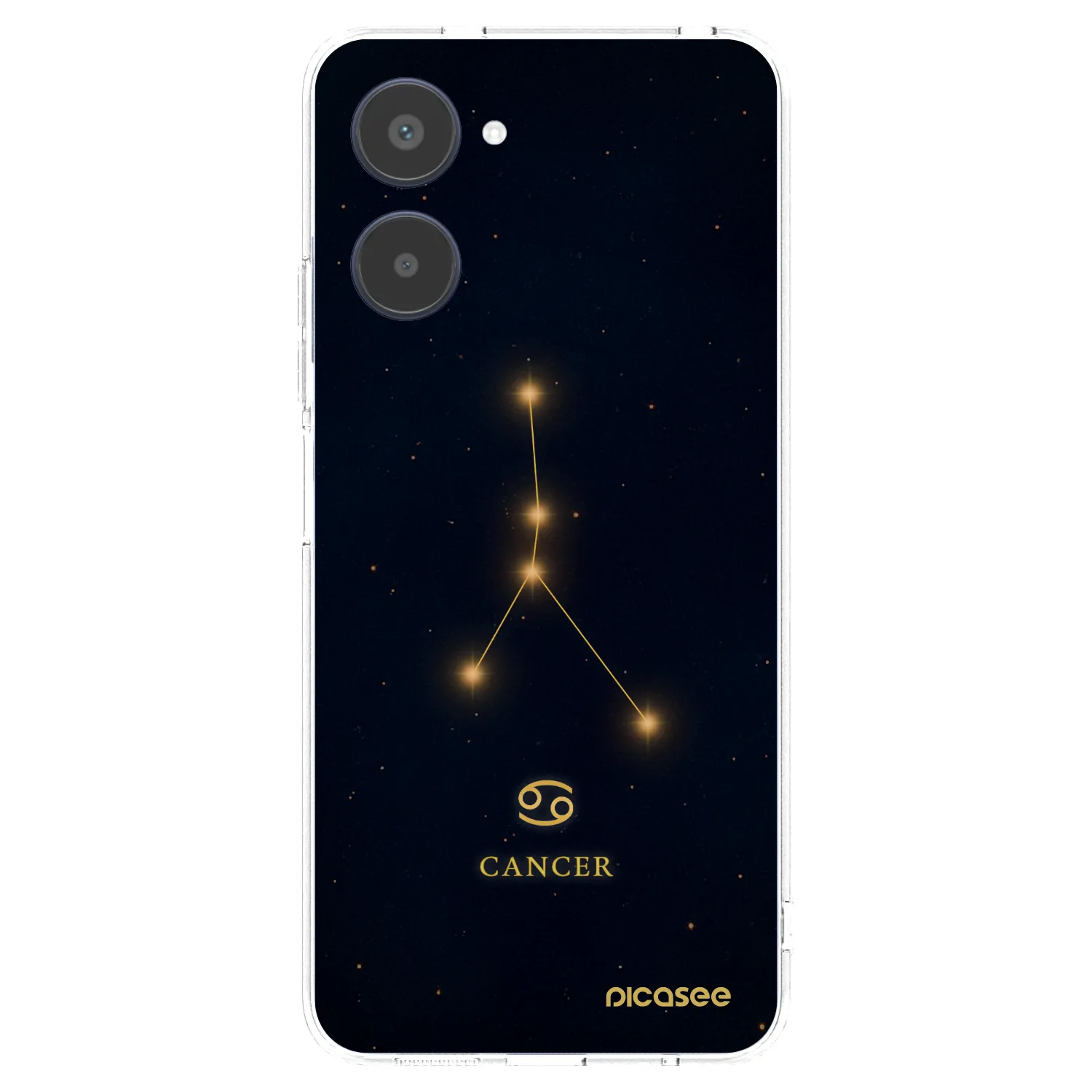 Picasee silikonowe przeźroczyste etui na Realme 10 4G - CANCER