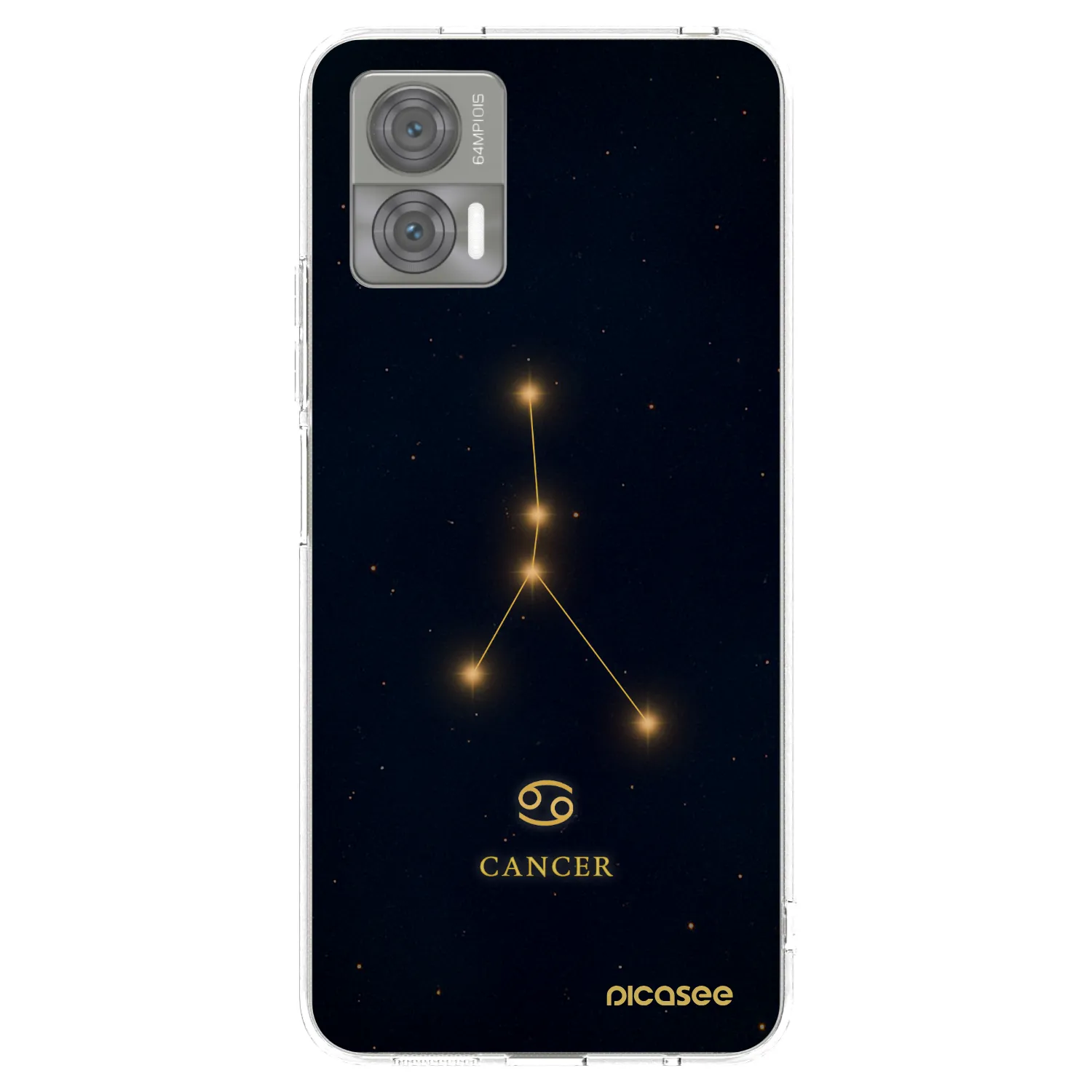 Picasee silikonowe przeźroczyste etui na Motorola Edge 30 Neo - CANCER