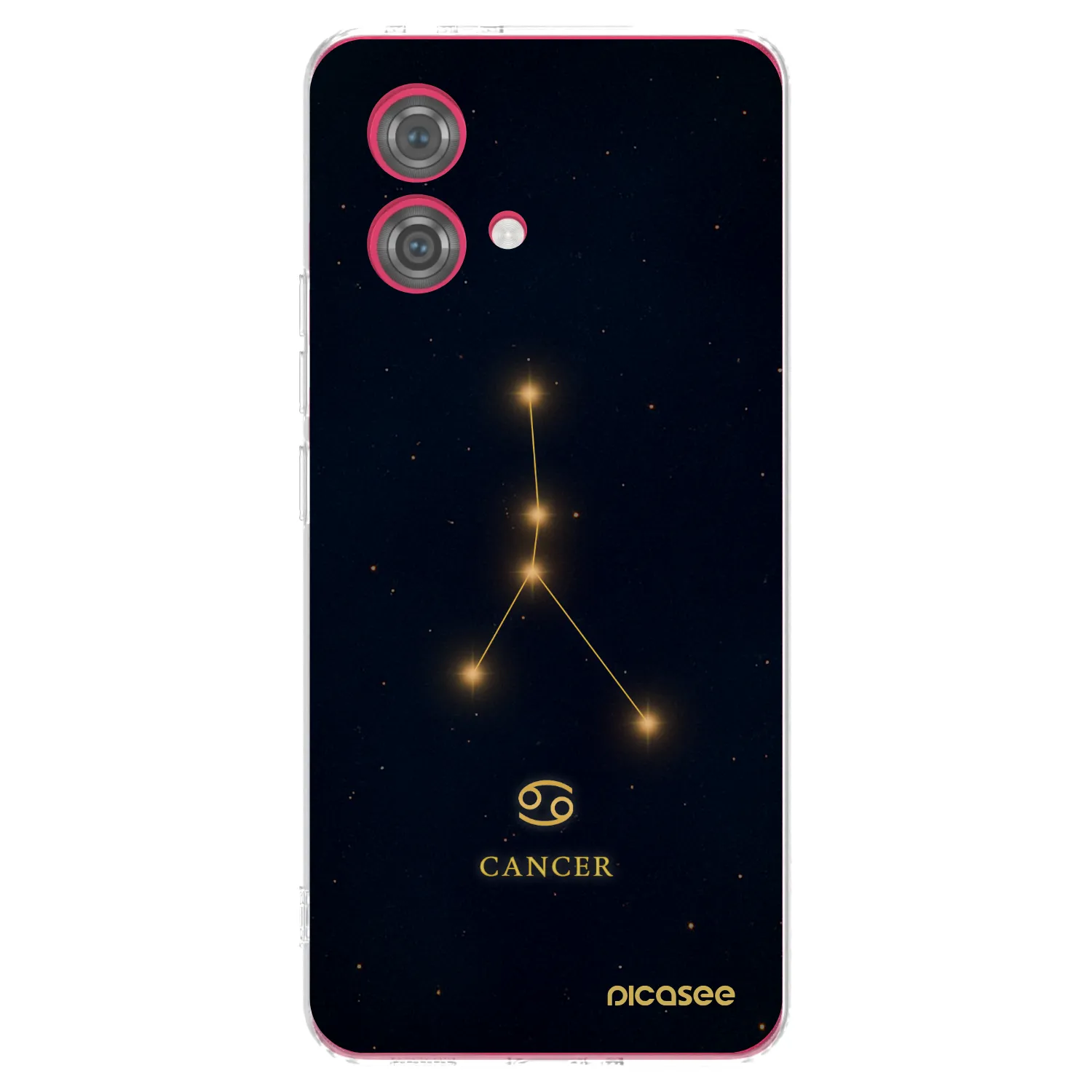 Picasee silikonowe przeźroczyste etui na Motorola Moto G84 5G - CANCER