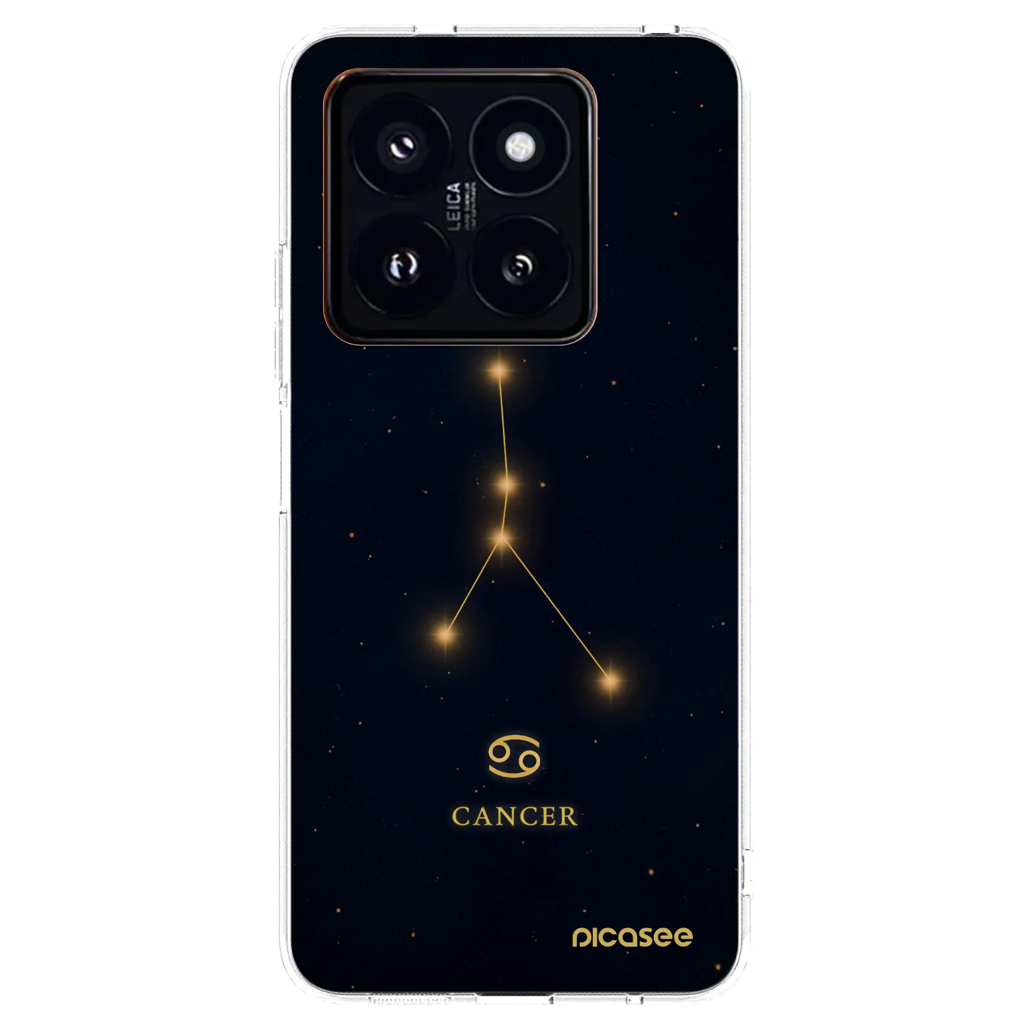 Picasee silikonowe przeźroczyste etui na Xiaomi 14 Pro - CANCER