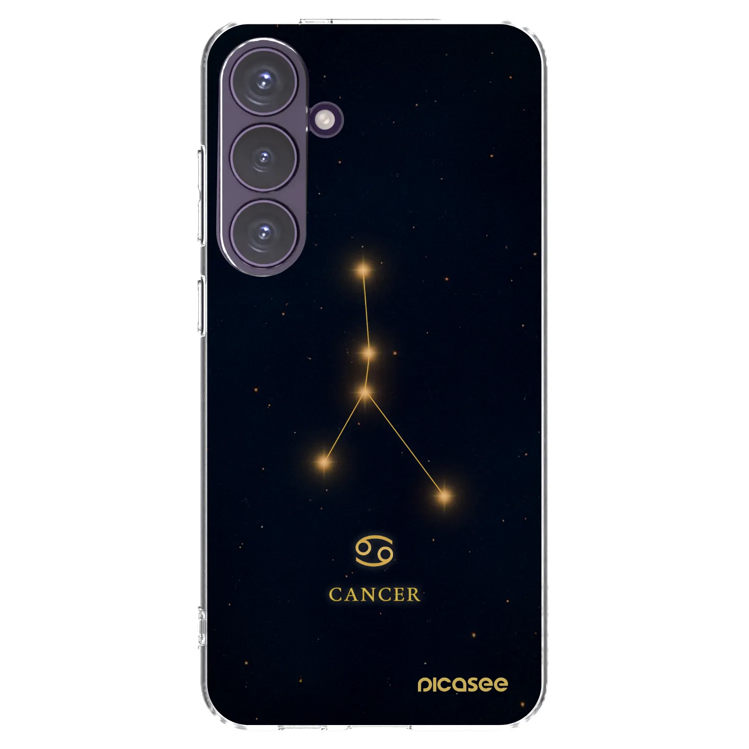 Picasee silikonowe przeźroczyste etui na Samsung Galaxy S24+ S926B 5G - CANCER