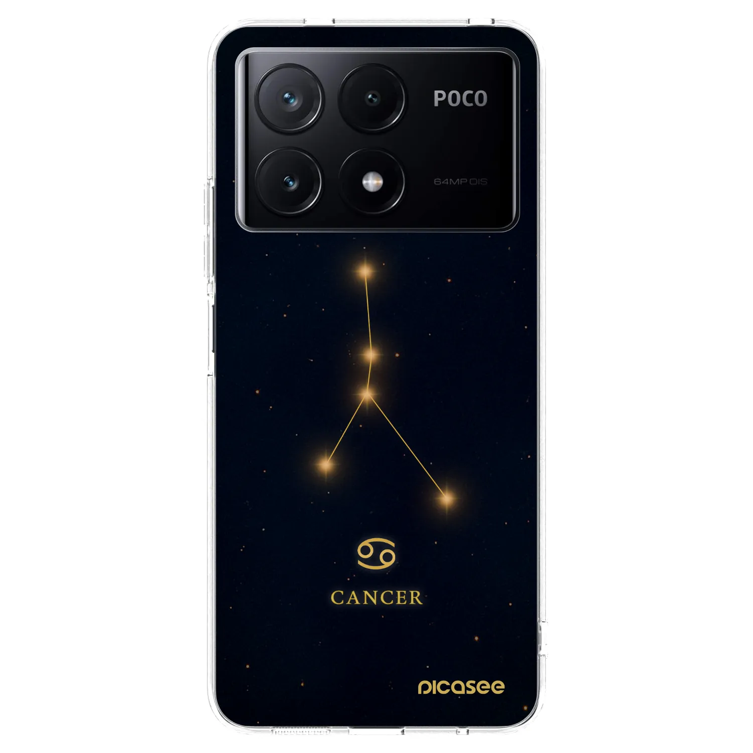 Picasee silikonowe przeźroczyste etui na Xiaomi Poco X6 Pro - CANCER