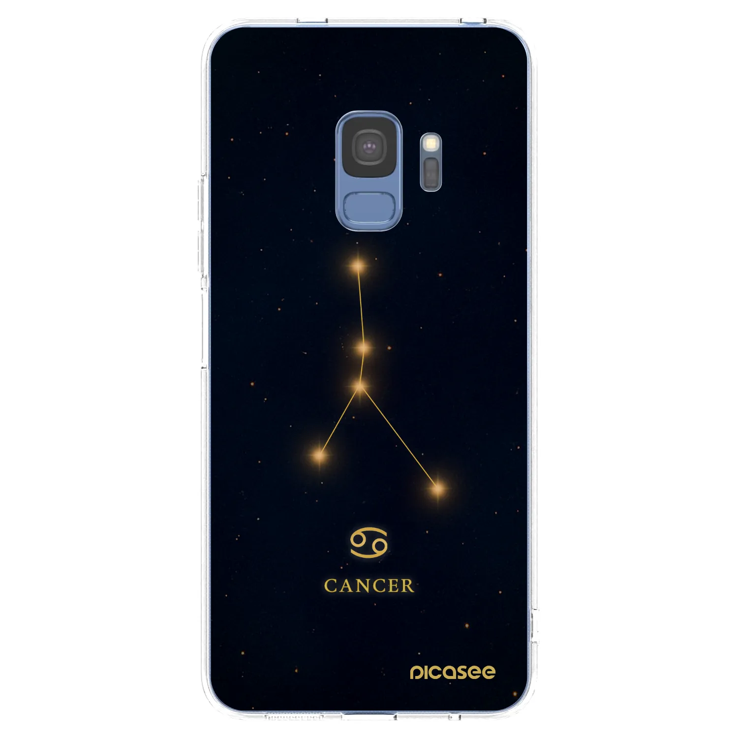 Picasee silikonowe przeźroczyste etui na Samsung Galaxy S9 G960F - CANCER