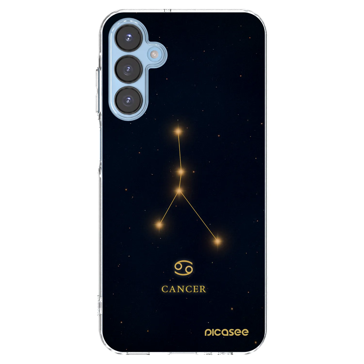 Picasee silikonowe przeźroczyste etui na Samsung Galaxy A15 A156B 5G - CANCER
