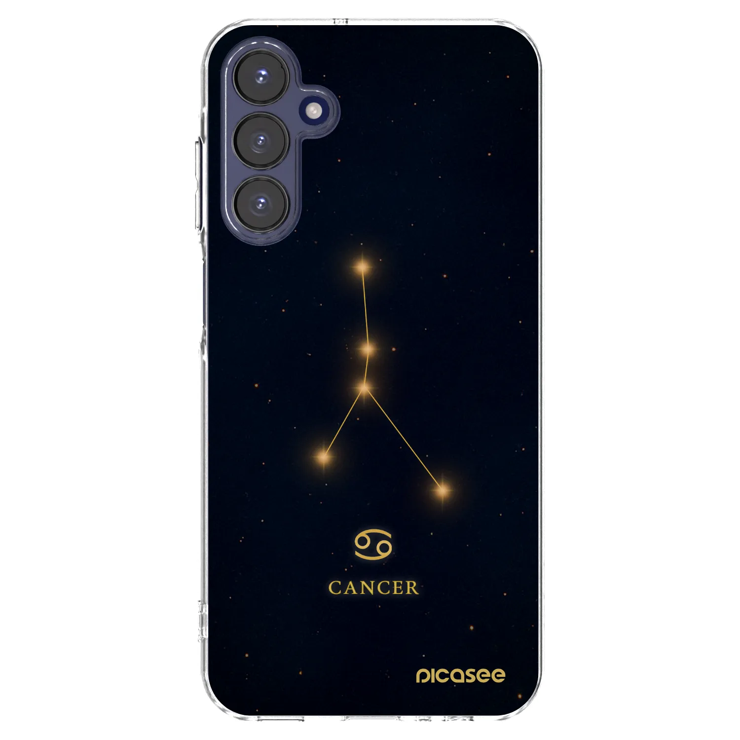 Picasee silikonowe przeźroczyste etui na Samsung Galaxy A15 A155F 4G - CANCER