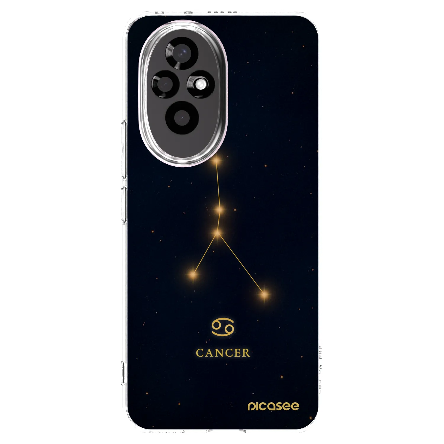 Picasee silikonowe przeźroczyste etui na Honor 200 Pro 5G - CANCER