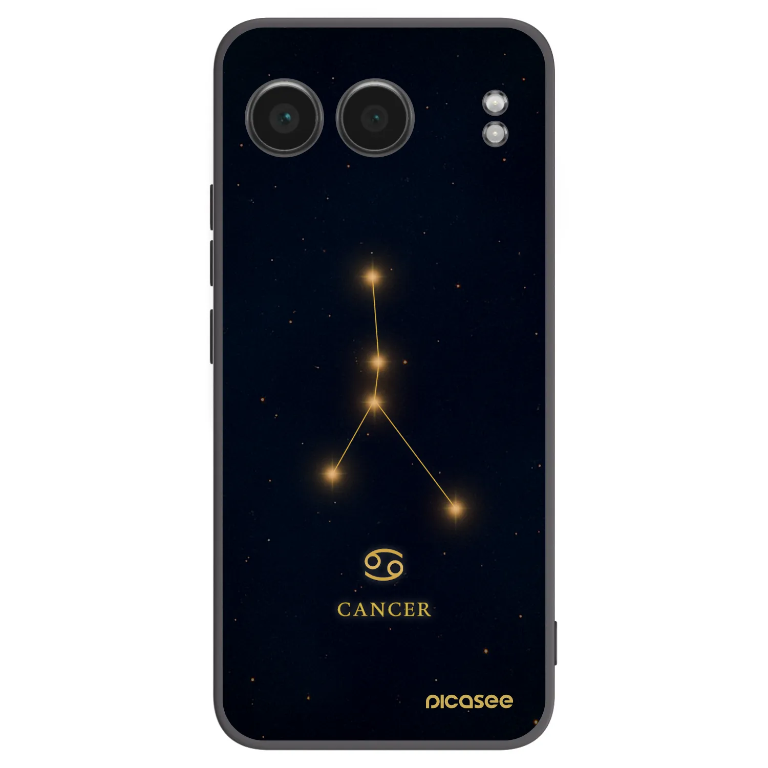 Picasee silikonowe czarne etui na OnePlus Nord 4 - CANCER