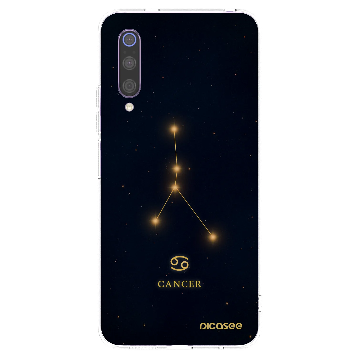Picasee silikonowe przeźroczyste etui na Xiaomi Mi 9 - CANCER