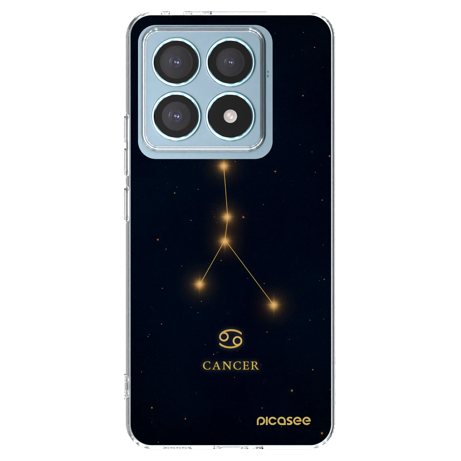 Picasee silikonowe przeźroczyste etui na Xiaomi 14T Pro - CANCER