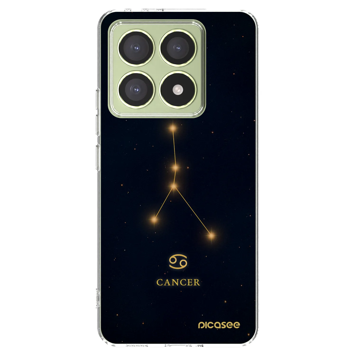 Picasee silikonowe przeźroczyste etui na Xiaomi 14T - CANCER