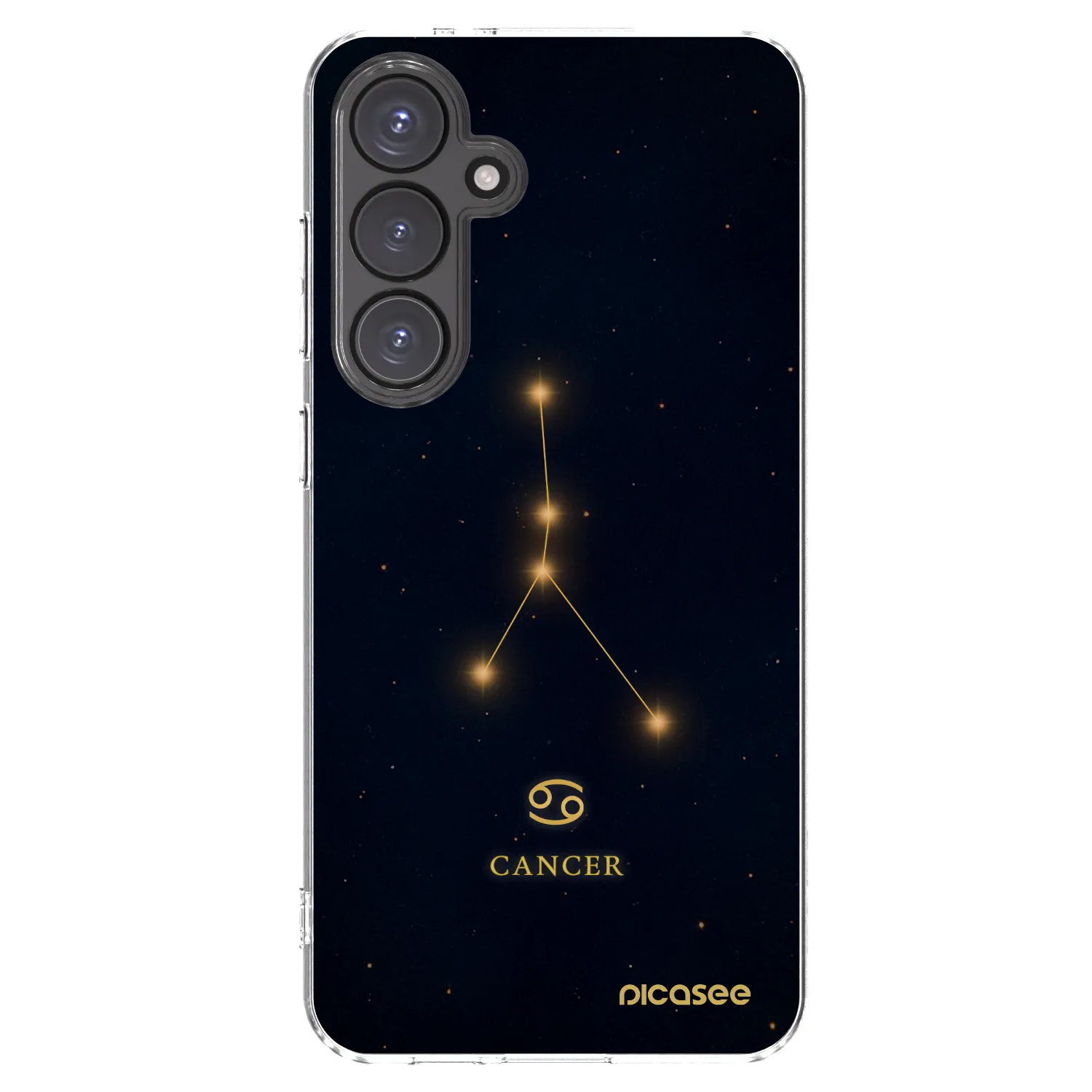 Picasee silikonowe przeźroczyste etui na Samsung Galaxy S24 FE S721B - CANCER