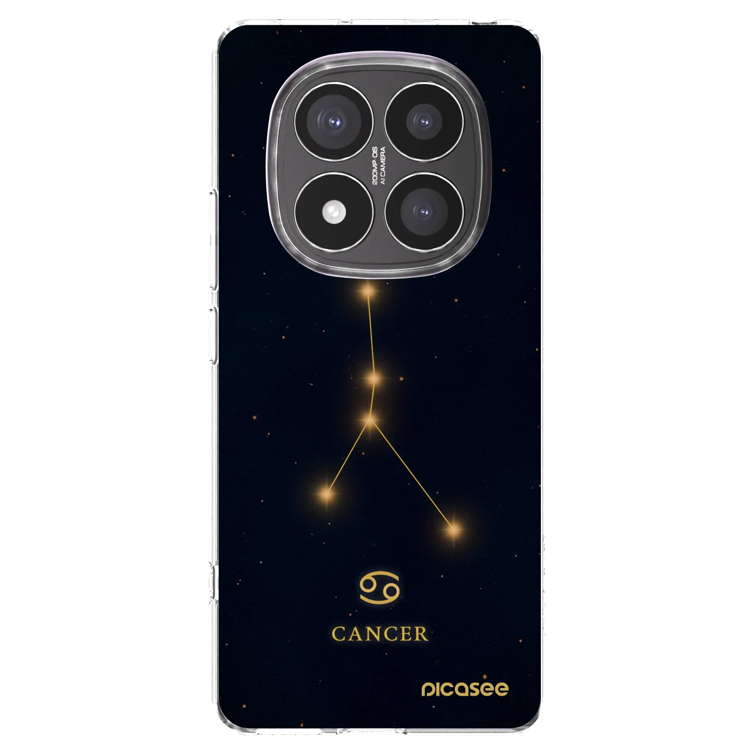 Picasee silikonowe przeźroczyste etui na Xiaomi Redmi Note 14 Pro+ 5G - CANCER