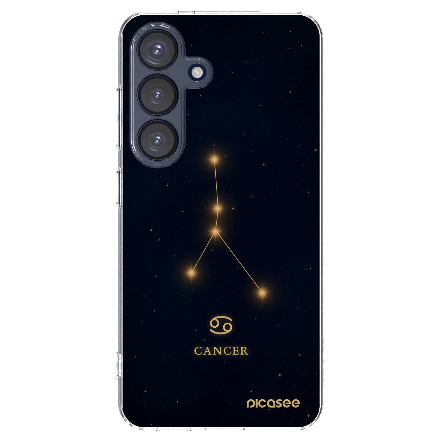 Picasee silikonowe przeźroczyste etui na Samsung Galaxy S25 5G - CANCER